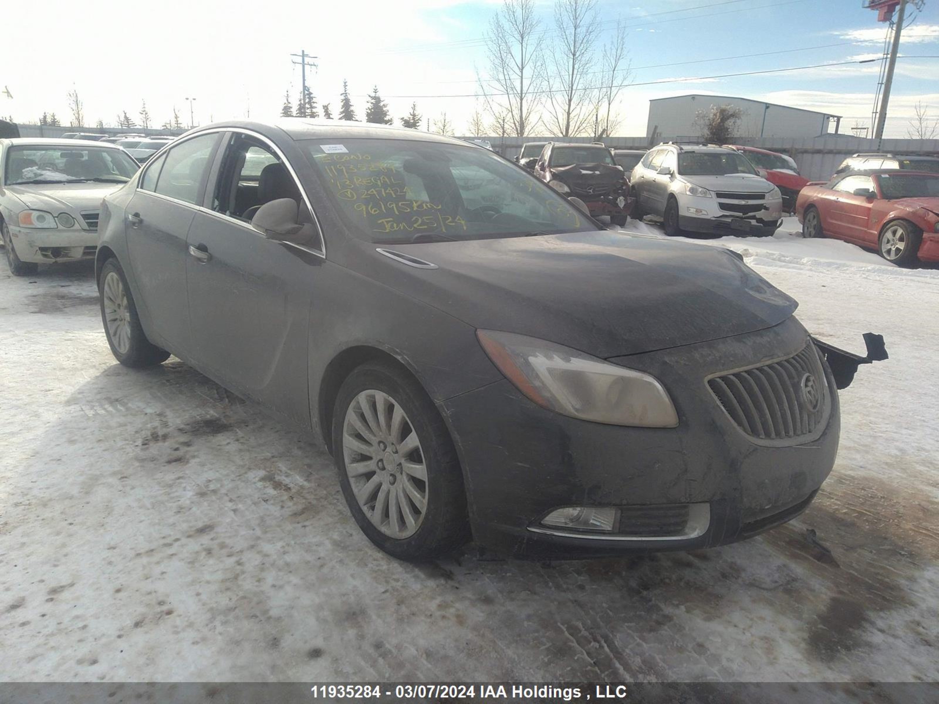 buick regal 2013 2g4gt5ev4d9247424