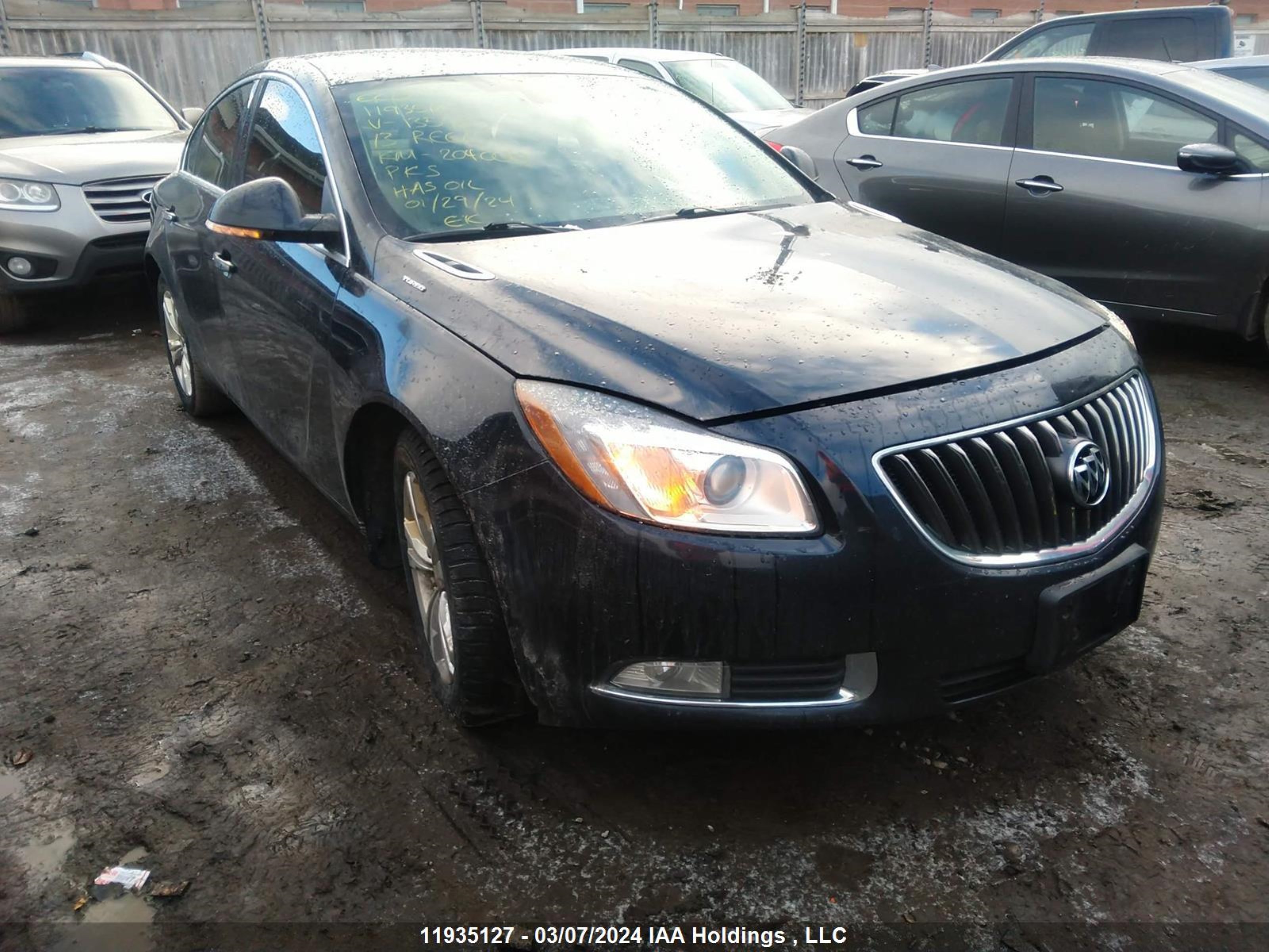 buick regal 2013 2g4gu5gv8d9135400