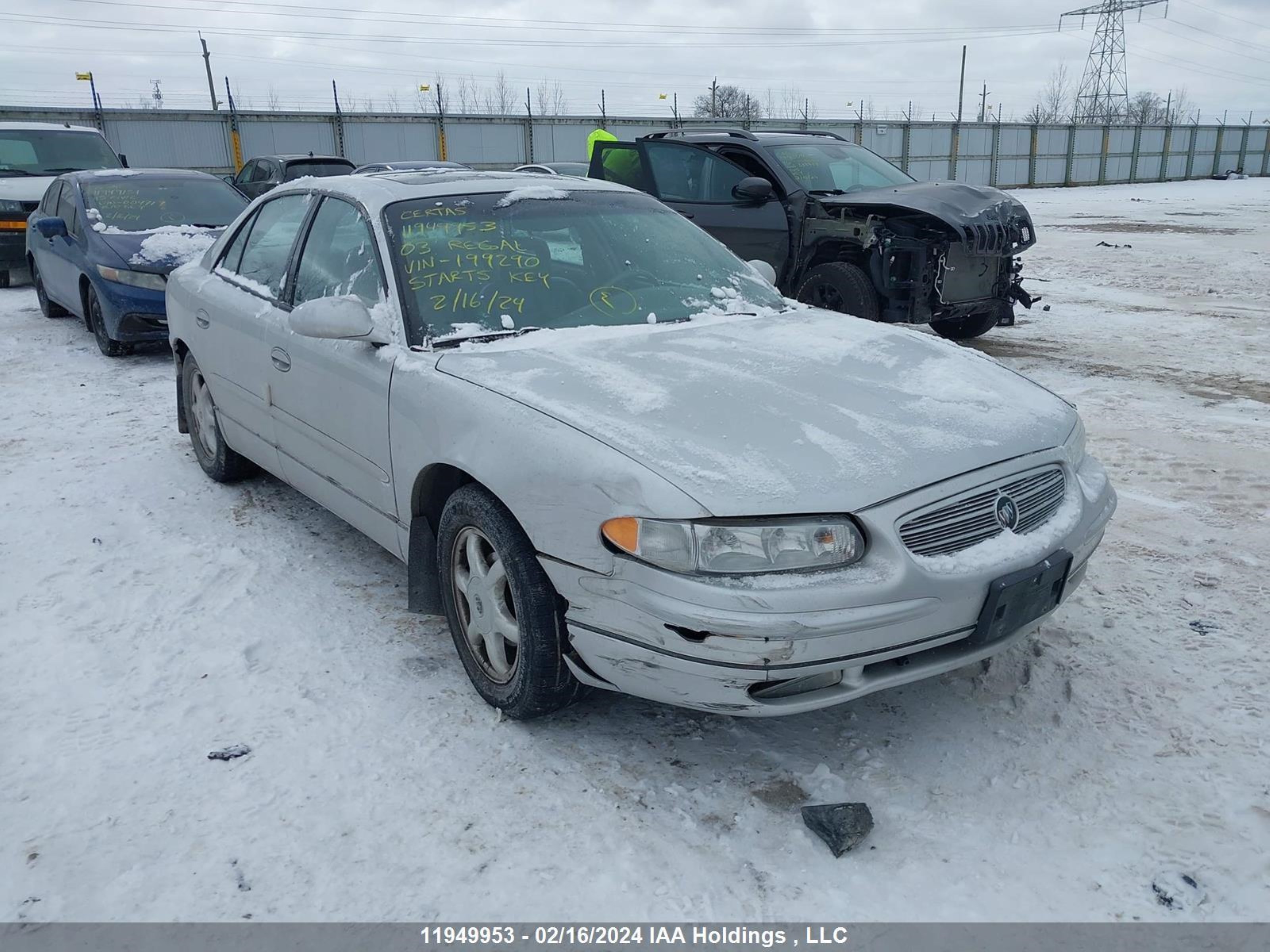 buick regal 2003 2g4wb52k131199290