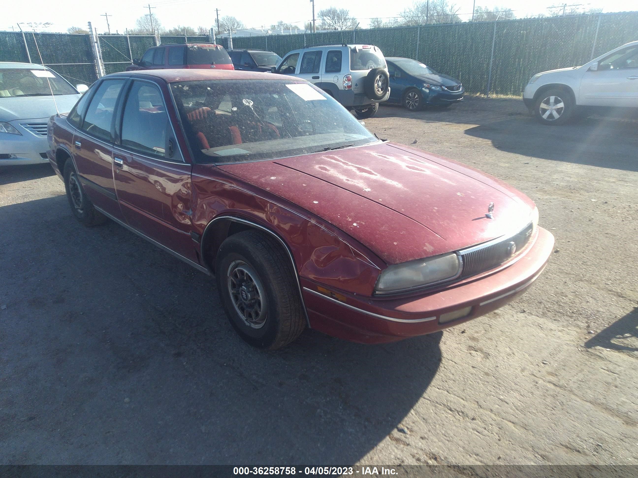 buick regal 1992 2g4wb54t8n1492953