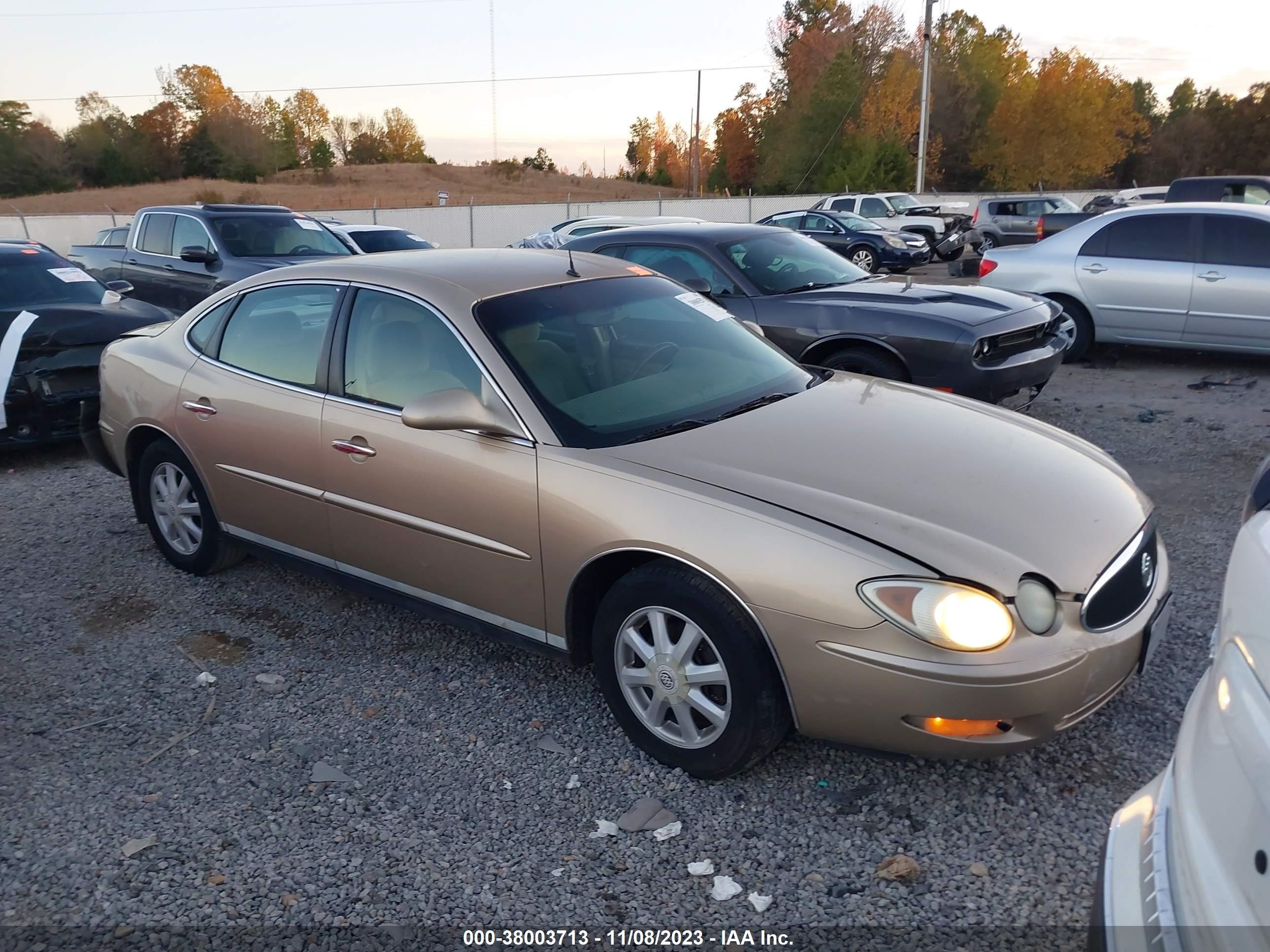 buick lacrosse 2005 2g4wc532051235940