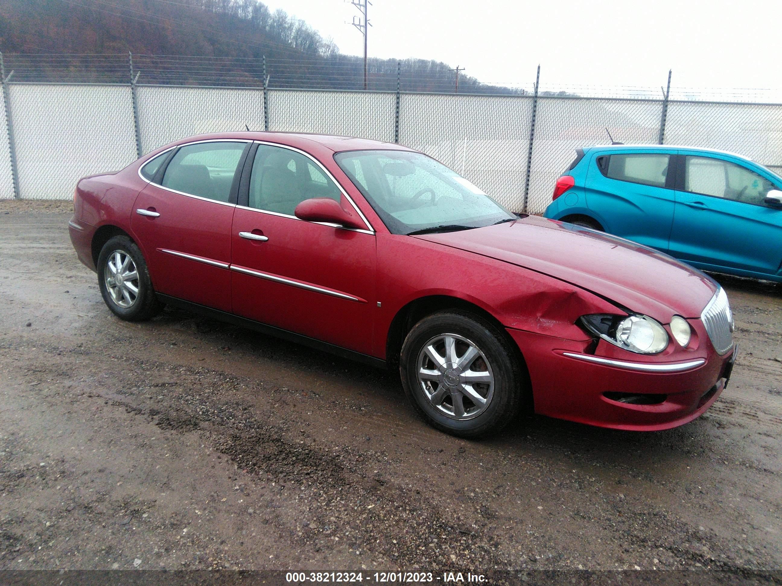 buick lacrosse 2008 2g4wc582081165739