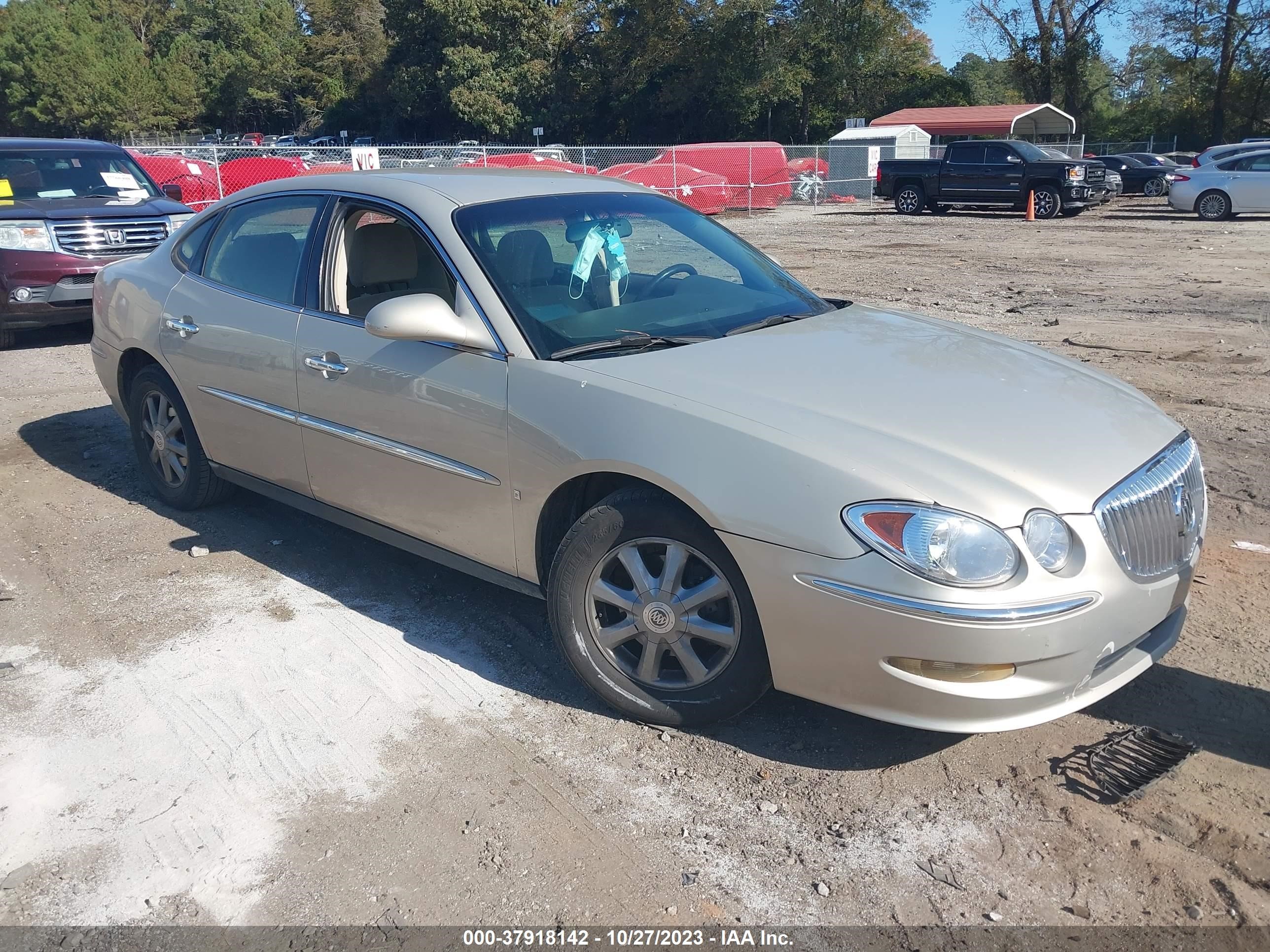 buick lacrosse 2009 2g4wc582291143579