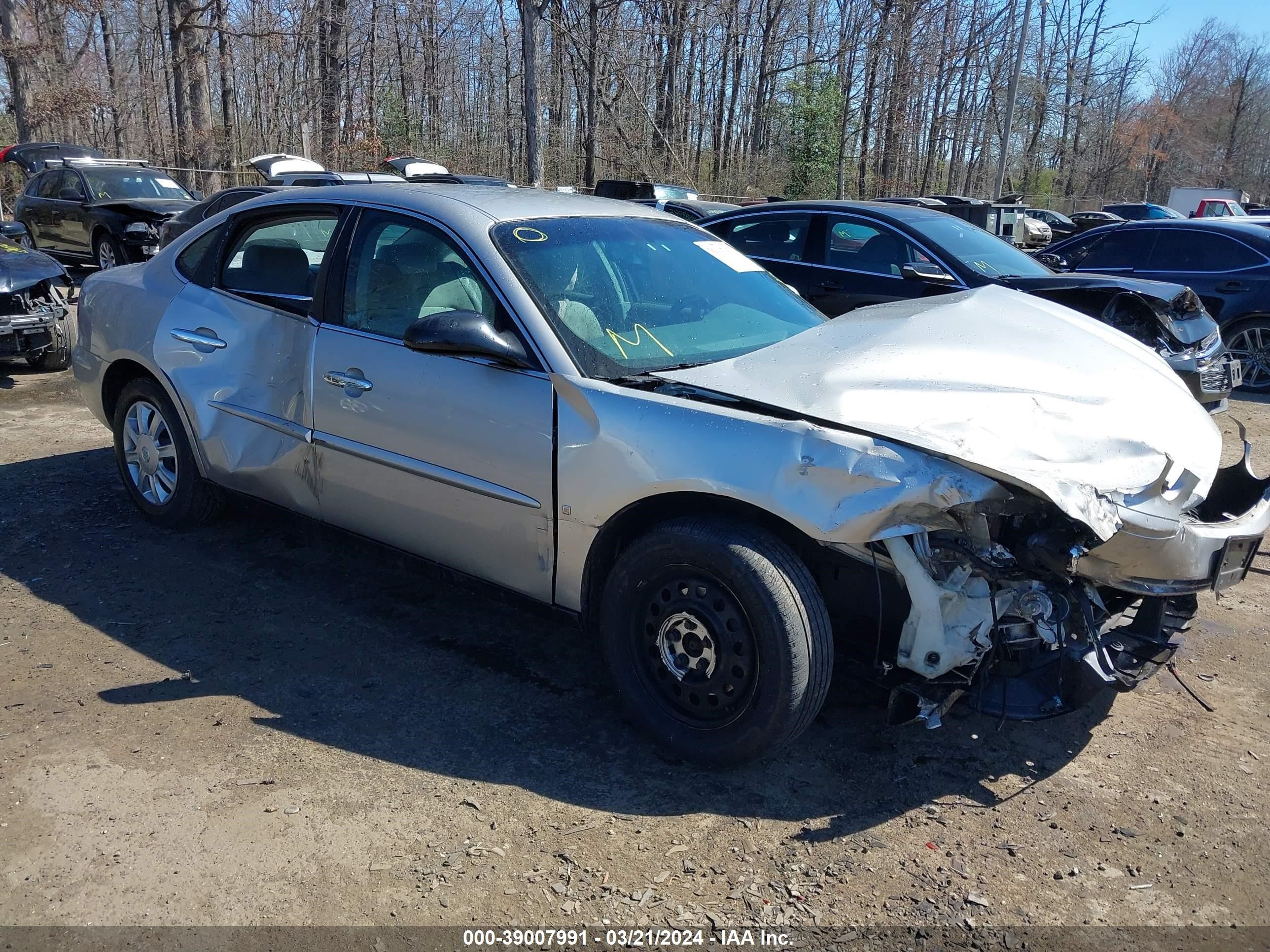 buick lacrosse 2007 2g4wc582571246976