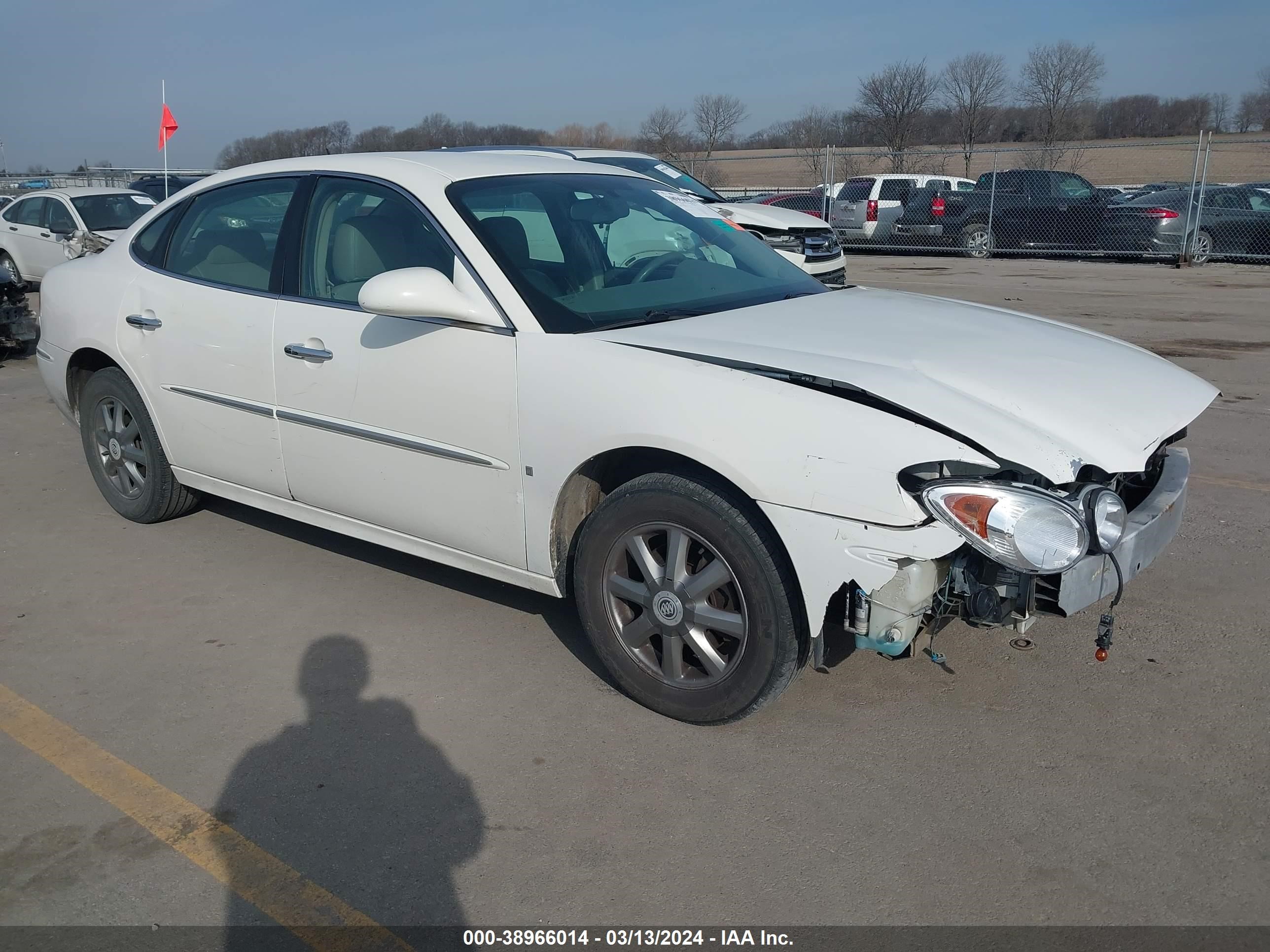 buick lacrosse 2008 2g4wc582681196574