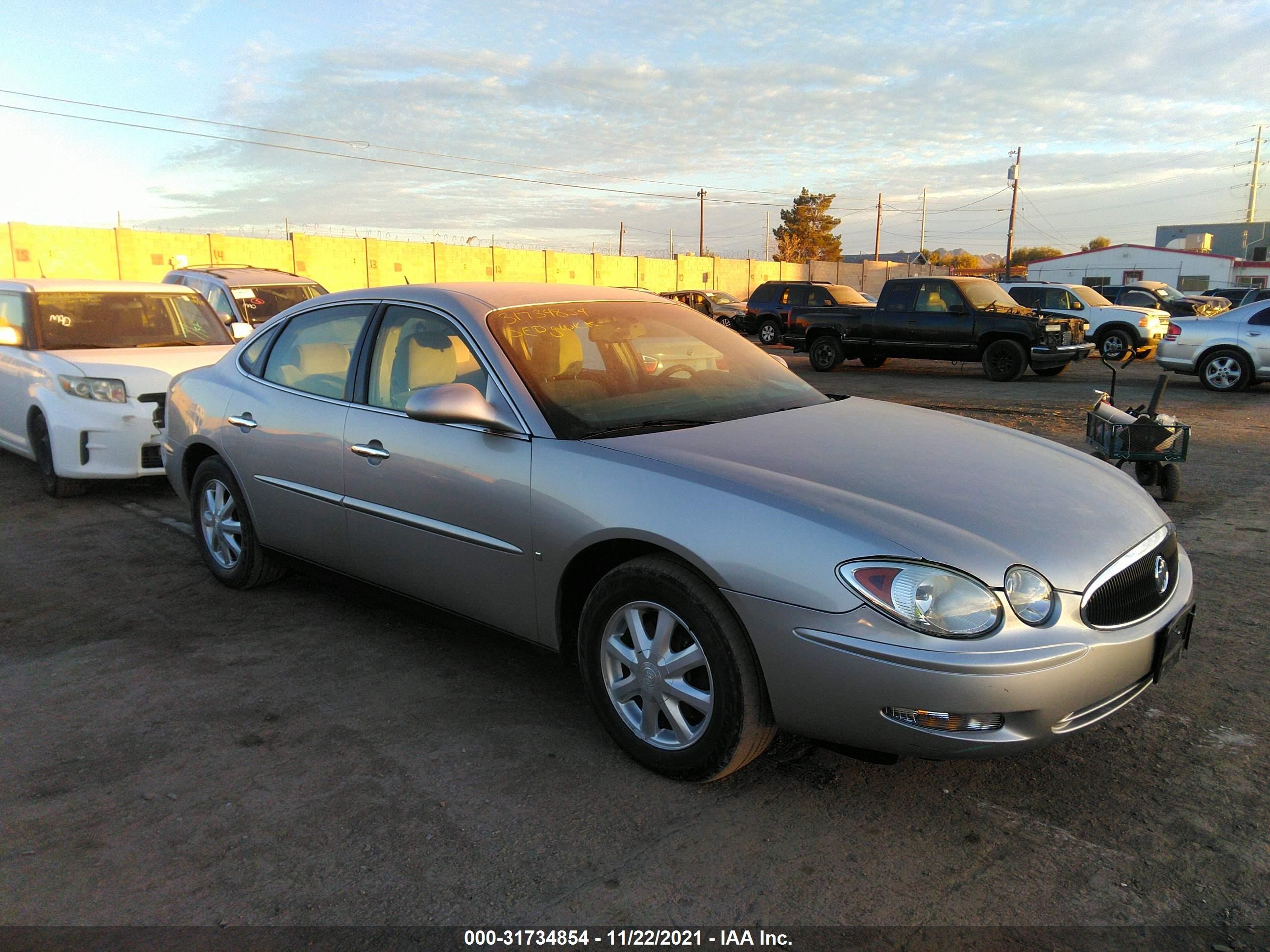 buick lacrosse 2006 2g4wc582861182138