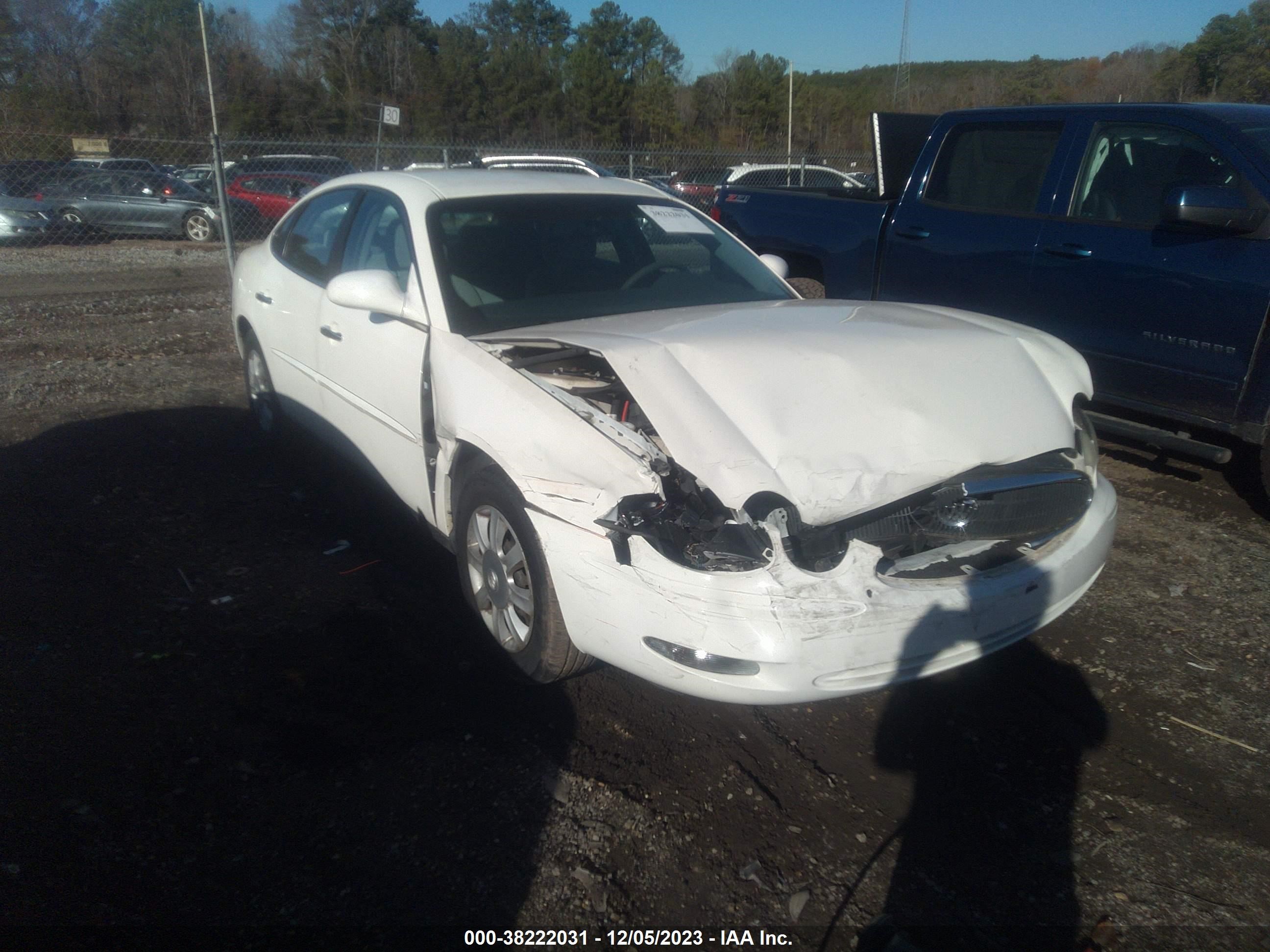 buick lacrosse 2007 2g4wc582971176852