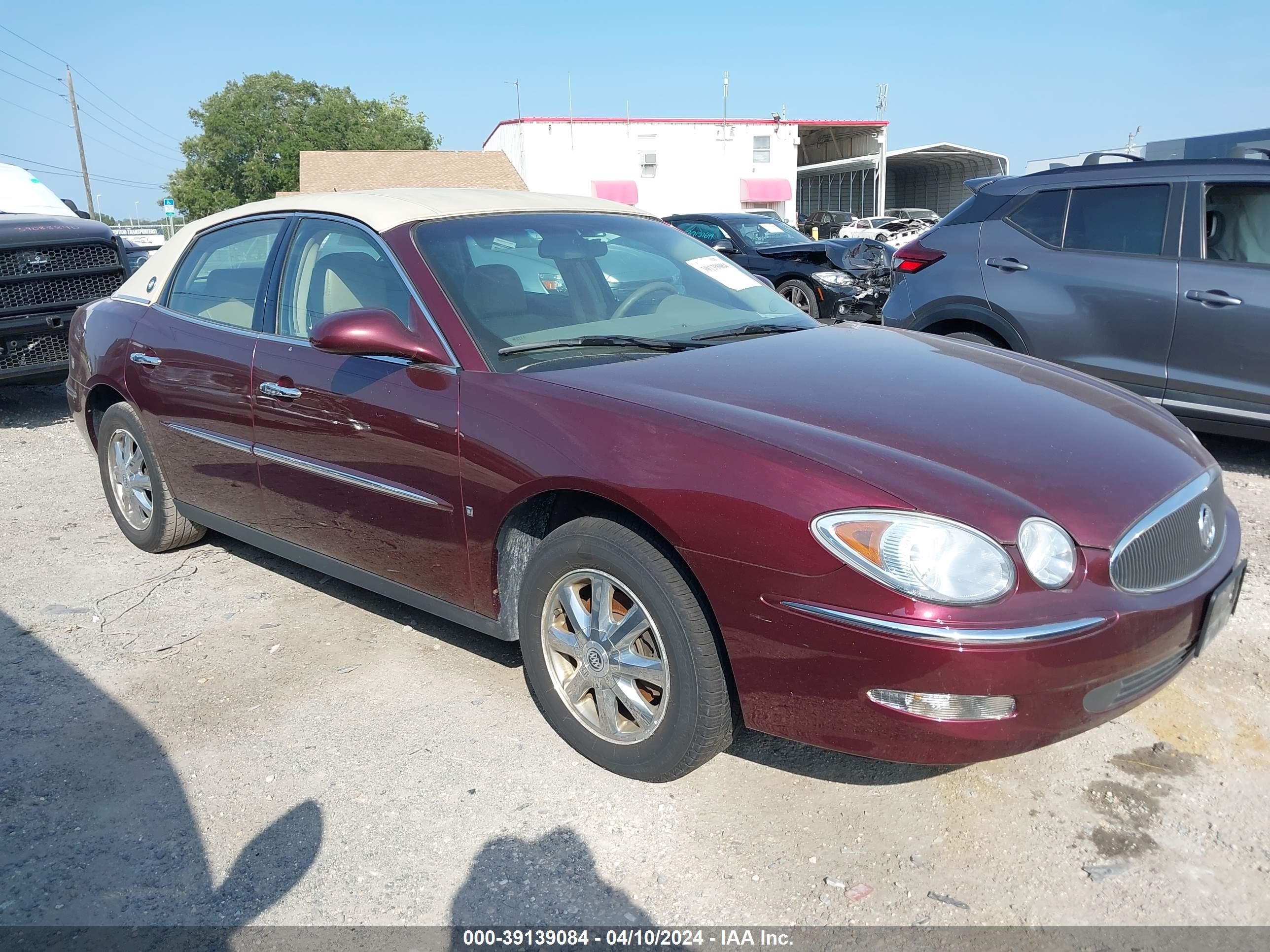 buick lacrosse 2007 2g4wc582971226407