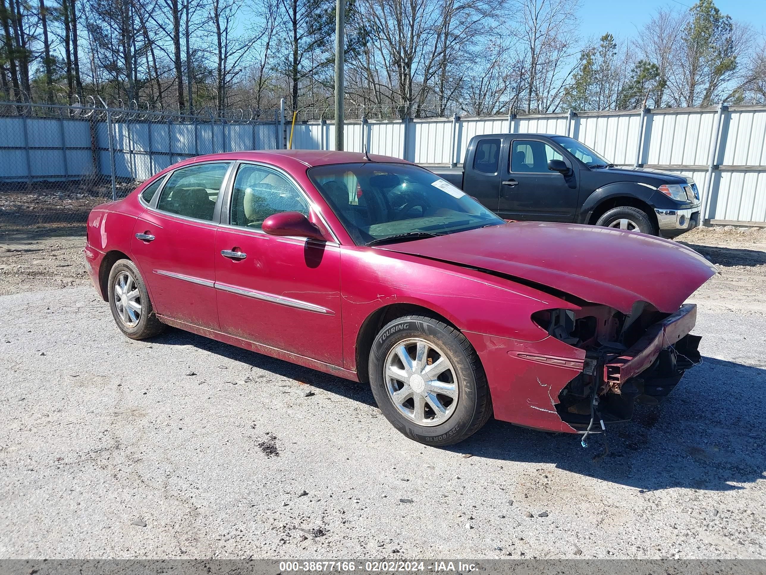 buick lacrosse 2005 2g4wd532351263289