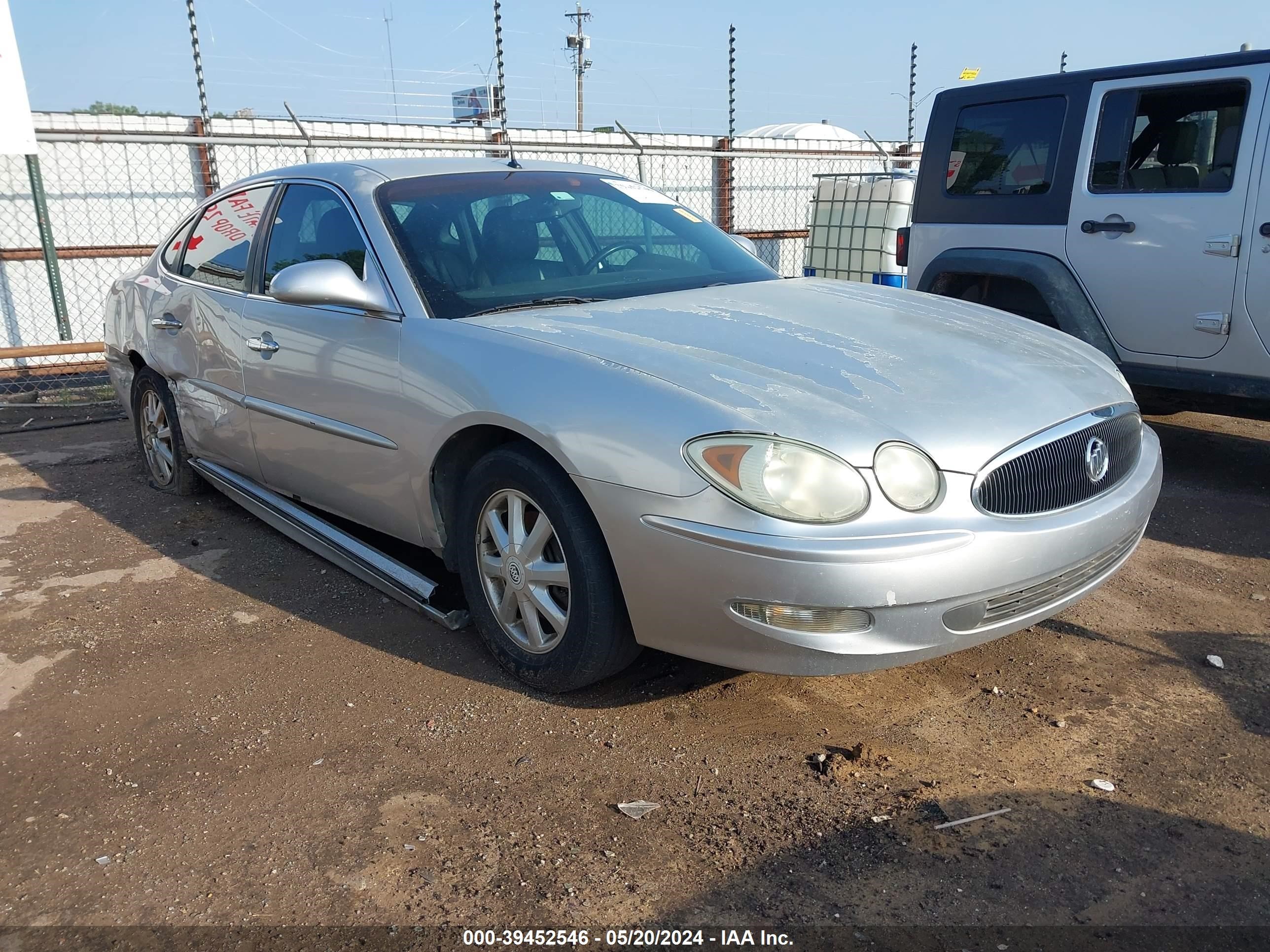 buick lacrosse 2005 2g4wd532451174847