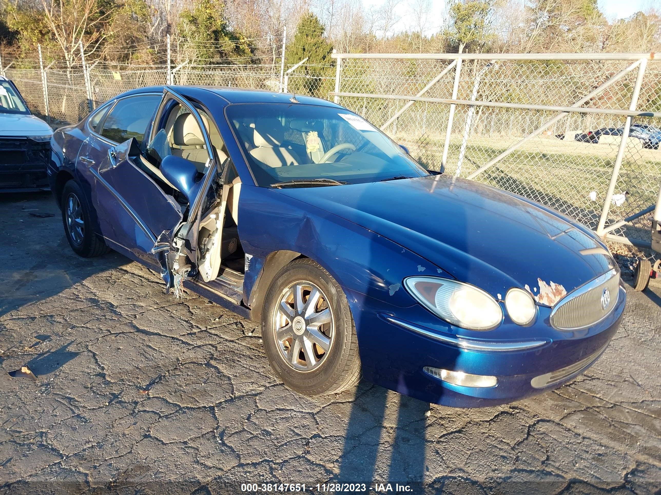 buick lacrosse 2005 2g4wd532751262954