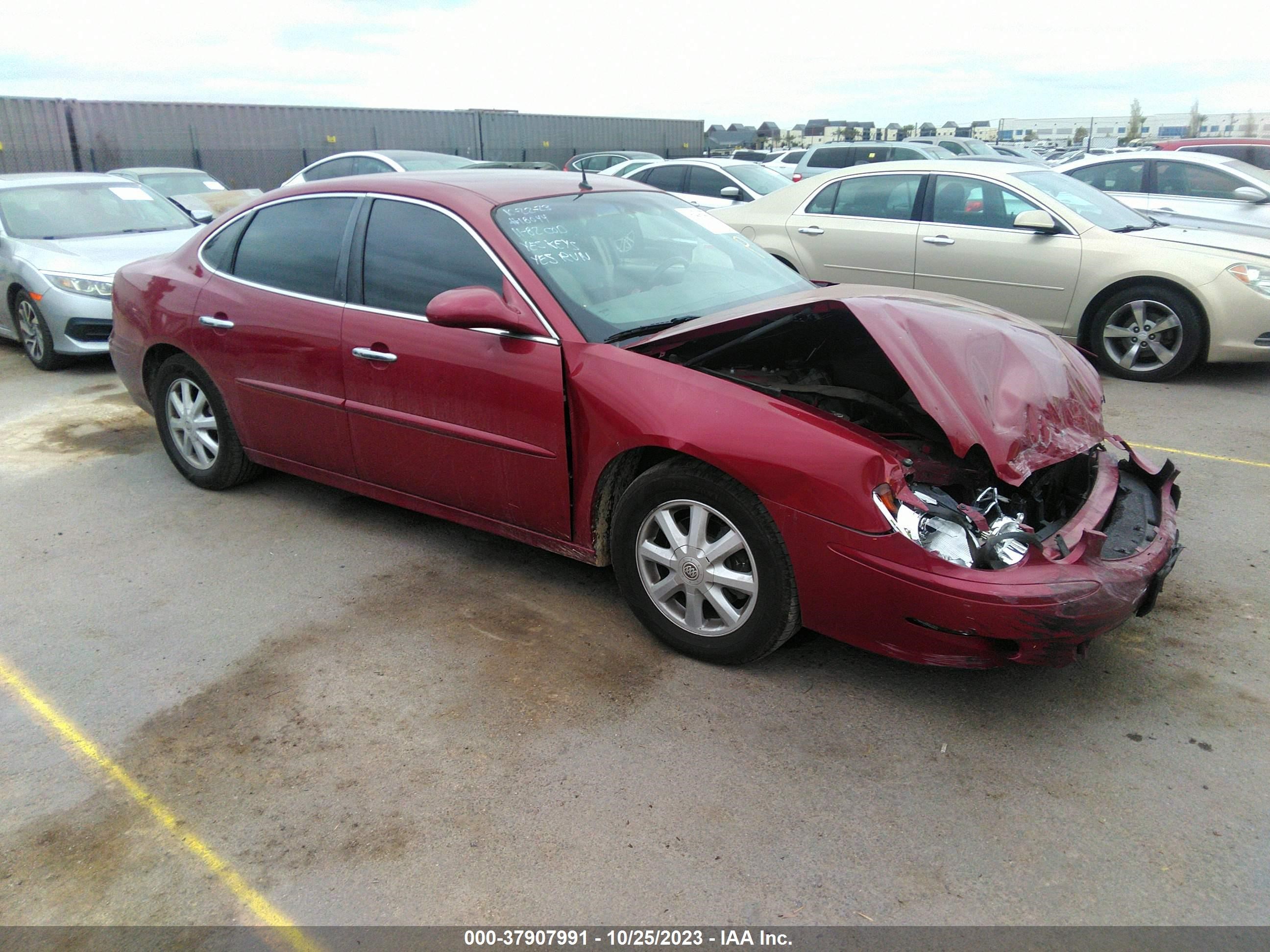 buick lacrosse 2005 2g4wd532851206120