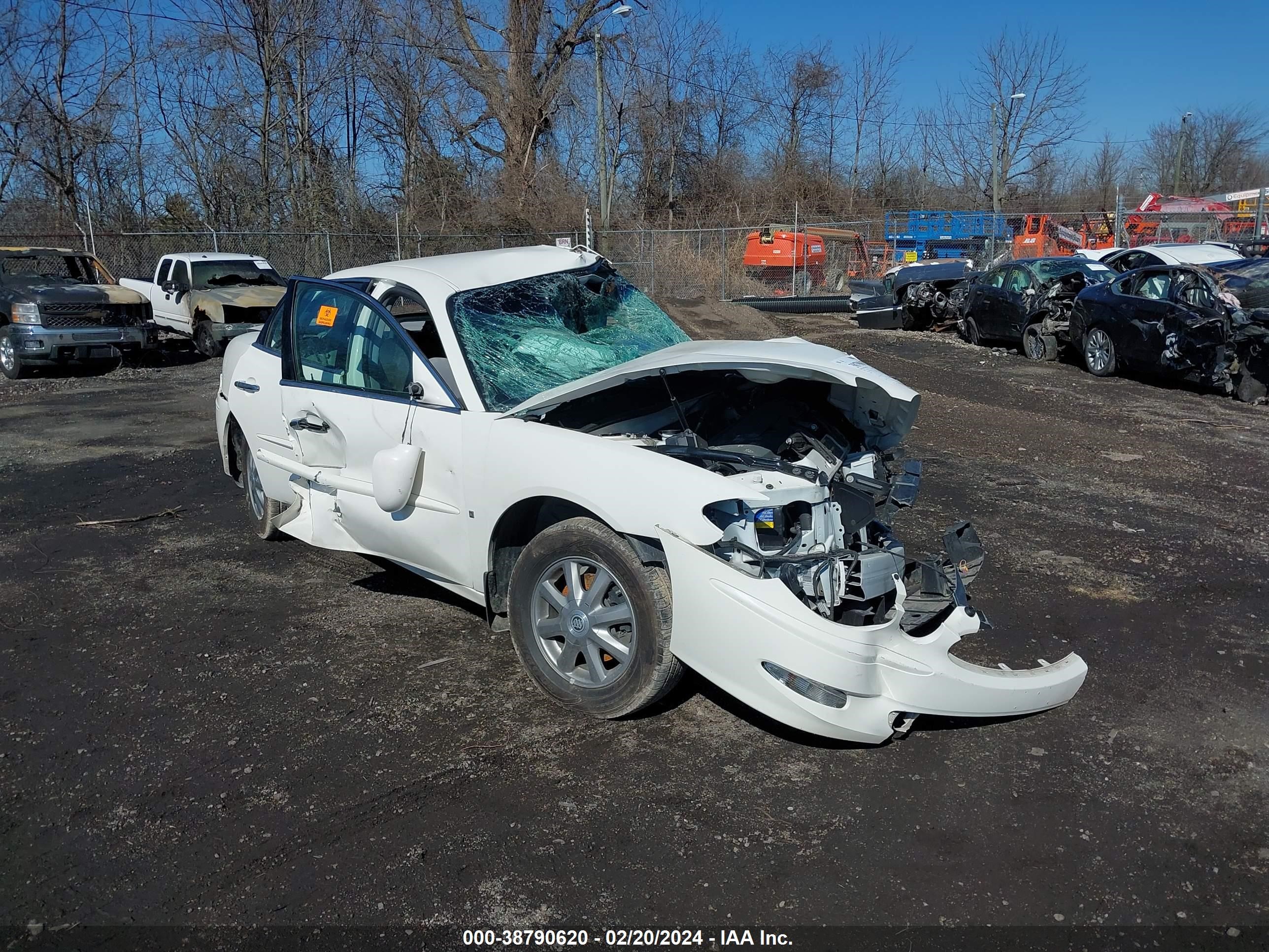 buick lacrosse 2007 2g4wd552171241940