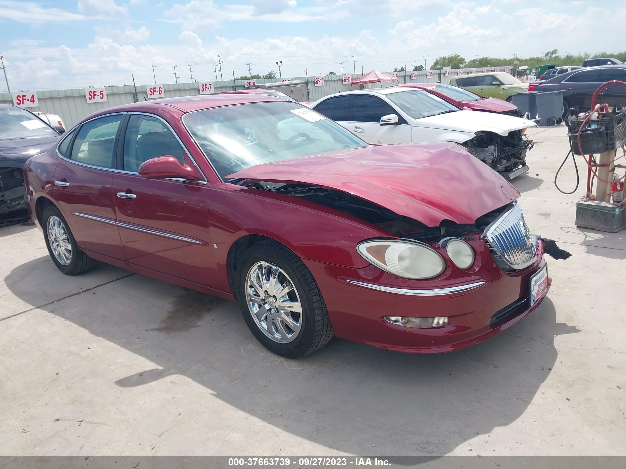 buick lacrosse 2008 2g4wd582081227783