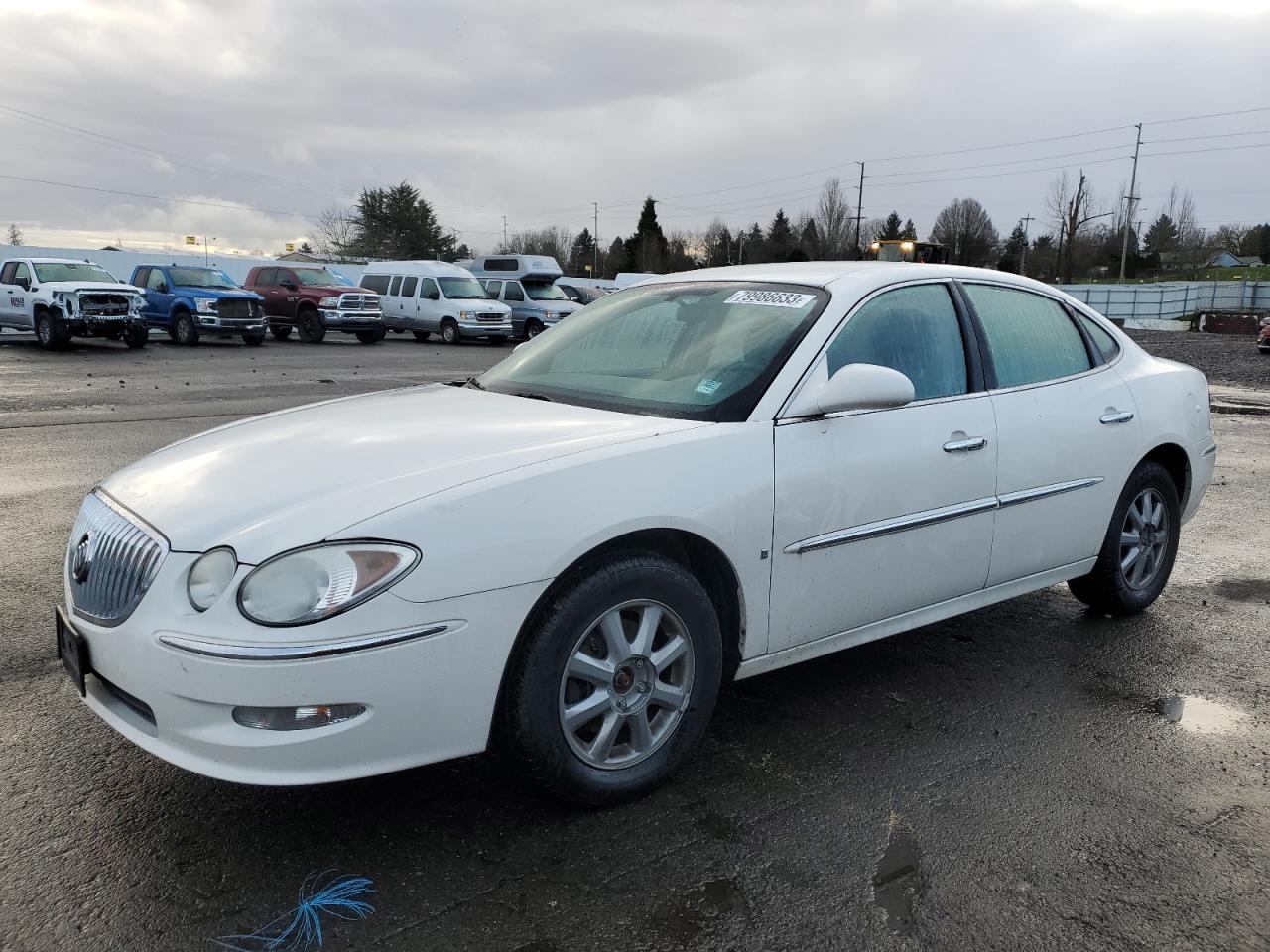 buick lacrosse 2009 2g4wd582091115955