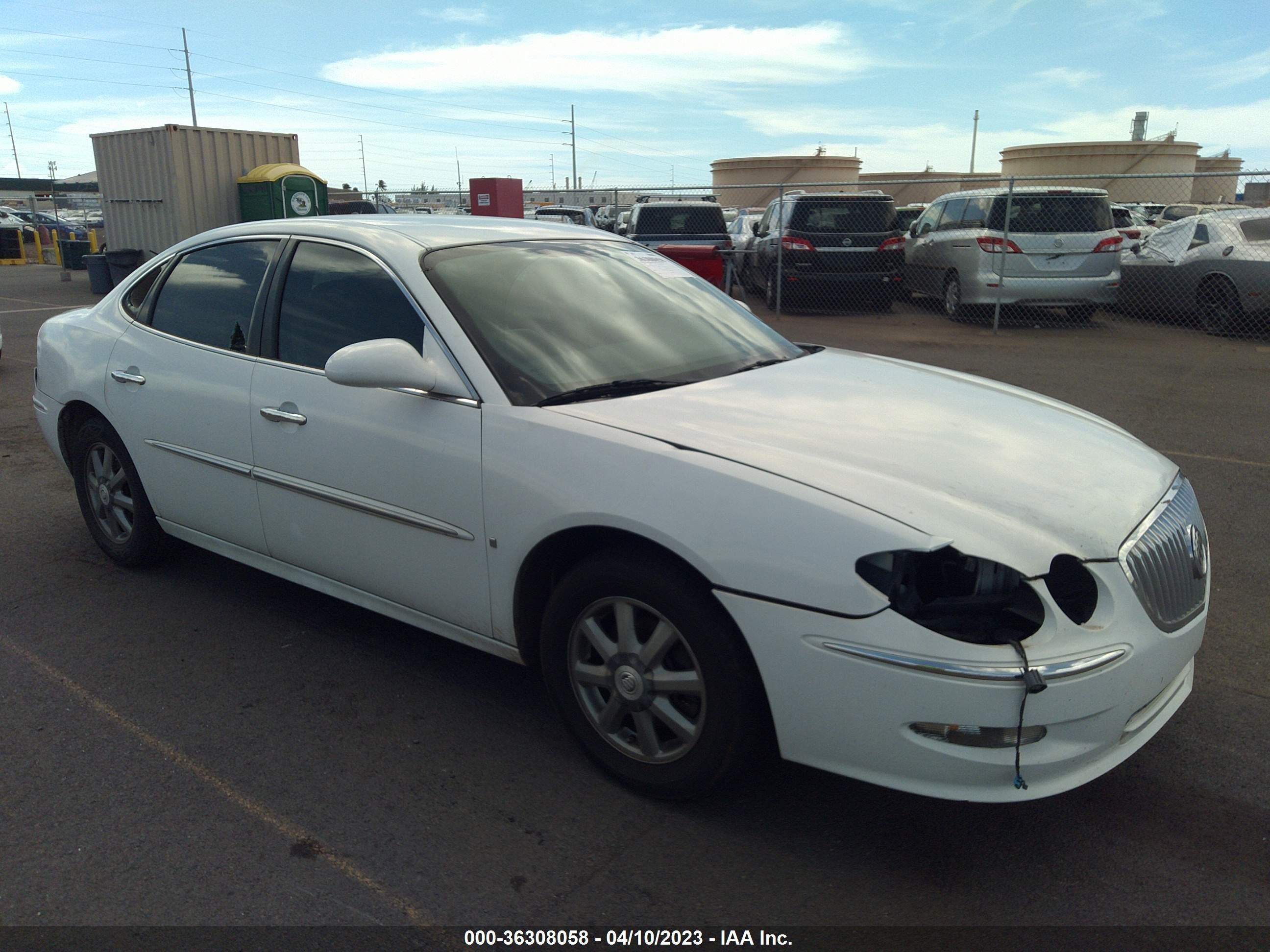 buick lacrosse 2008 2g4wd582181165455