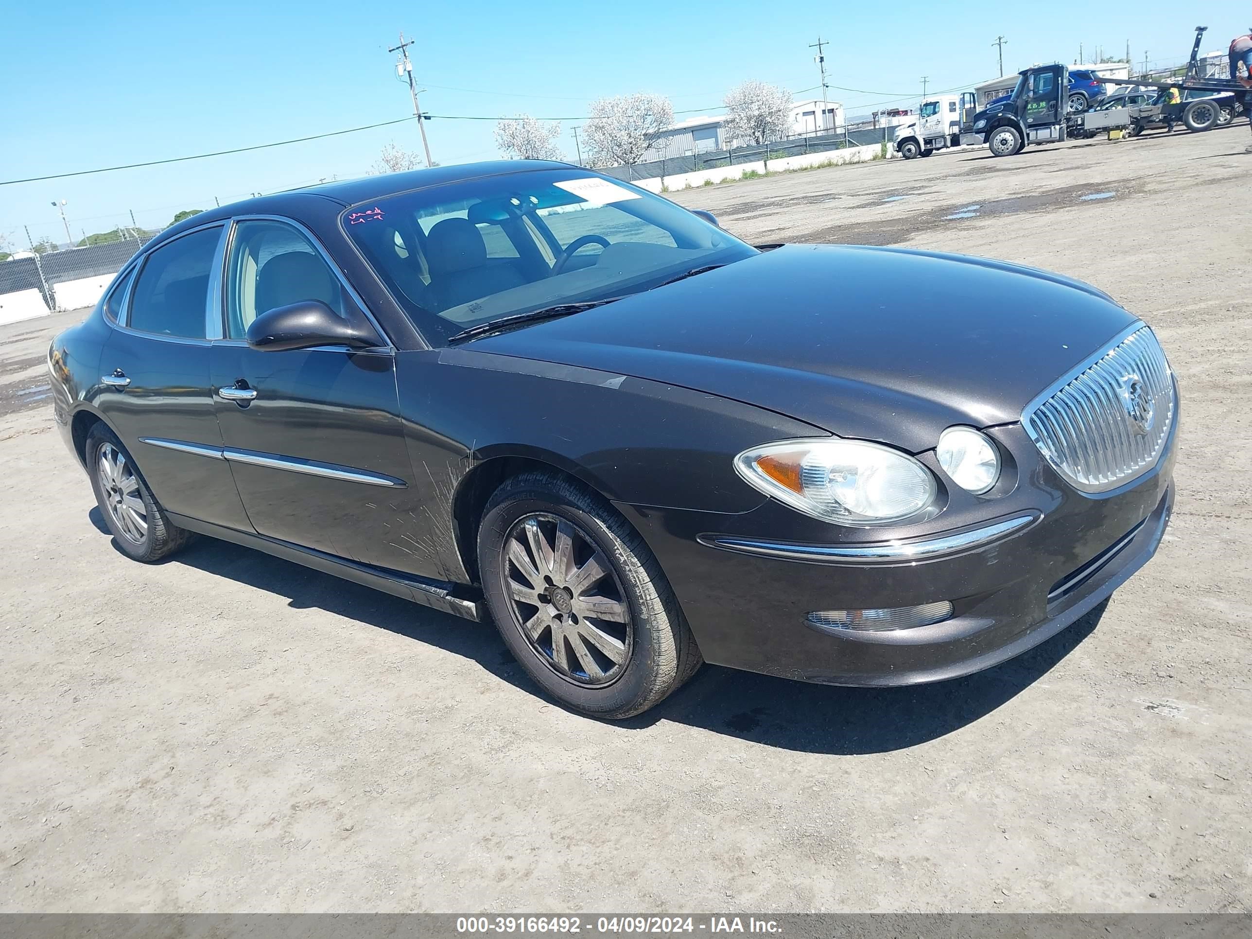 buick lacrosse 2009 2g4wd582391201857