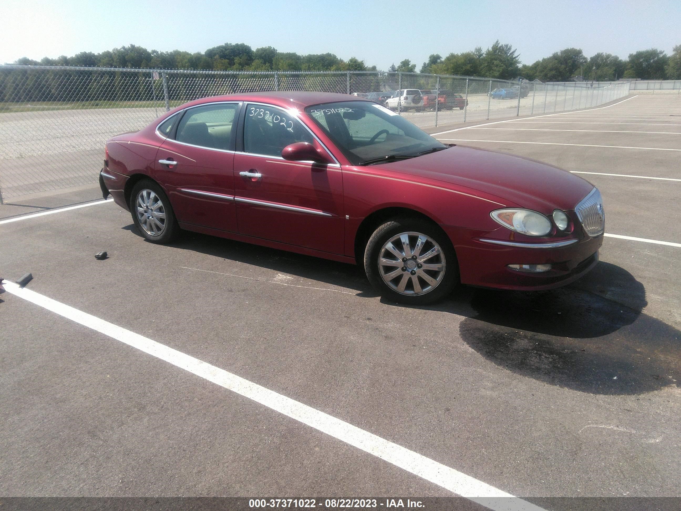 buick lacrosse 2008 2g4wd582481330804