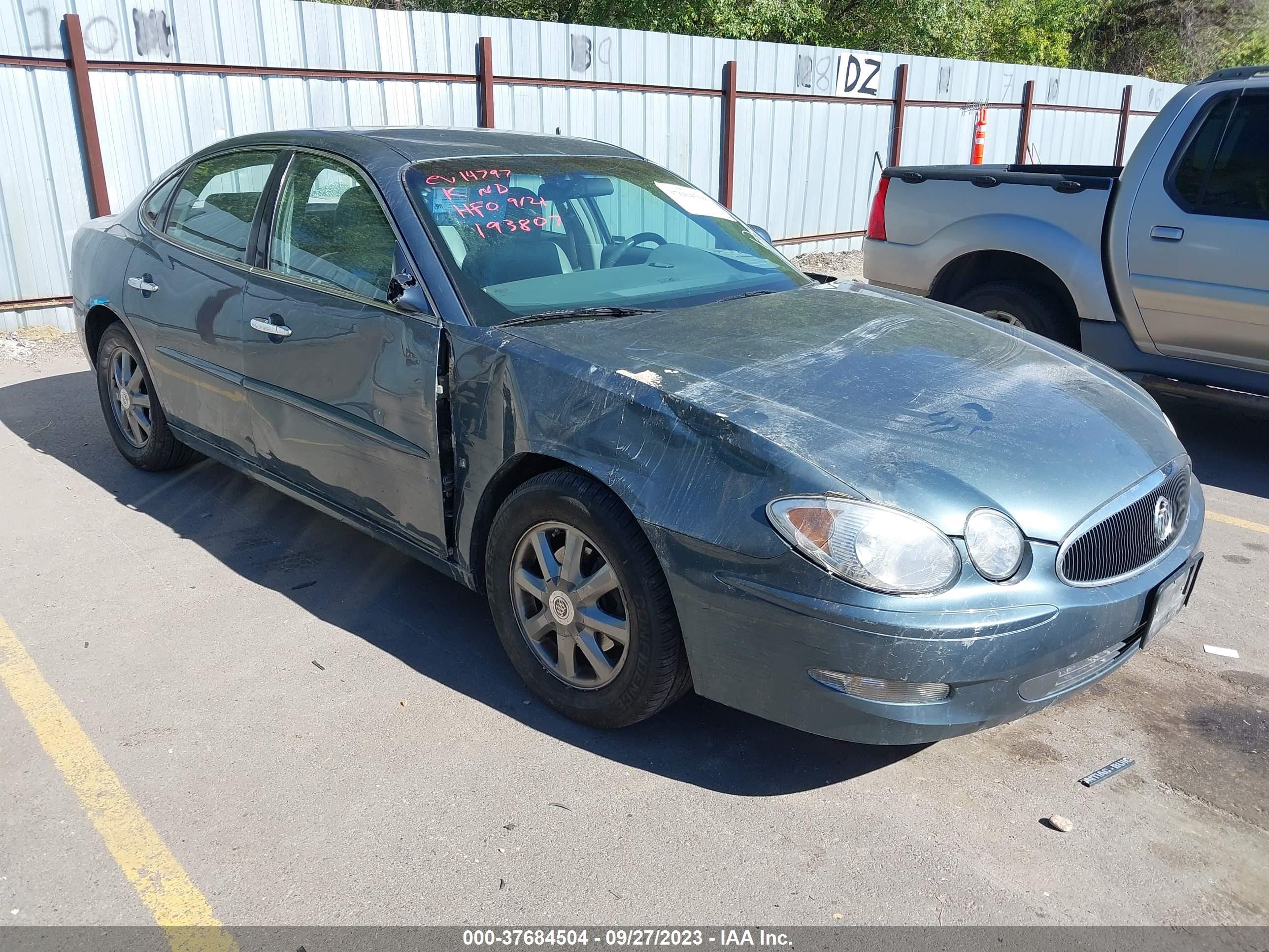 buick lacrosse 2007 2g4wd582571193807