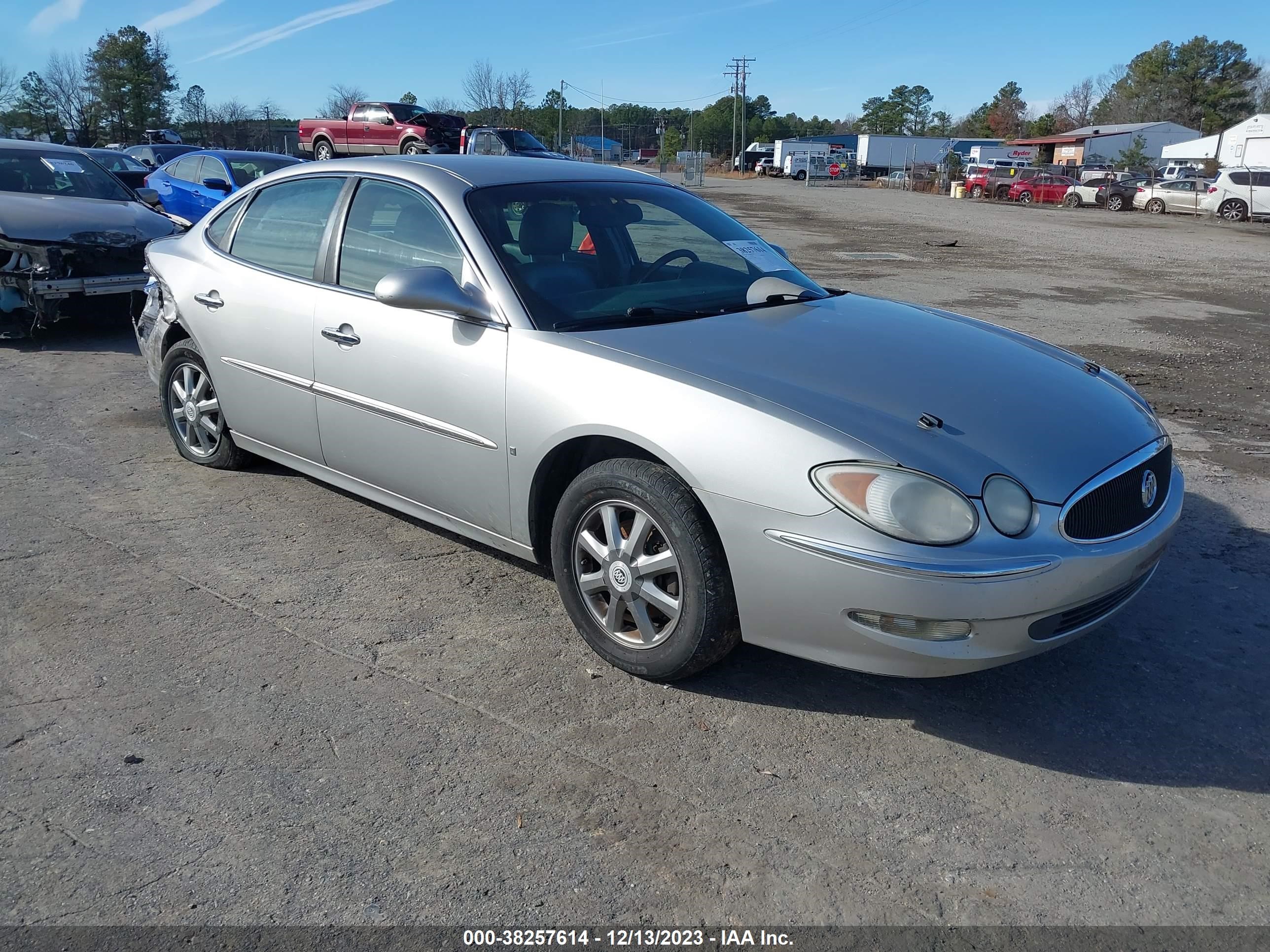 buick lacrosse 2007 2g4wd582571229009