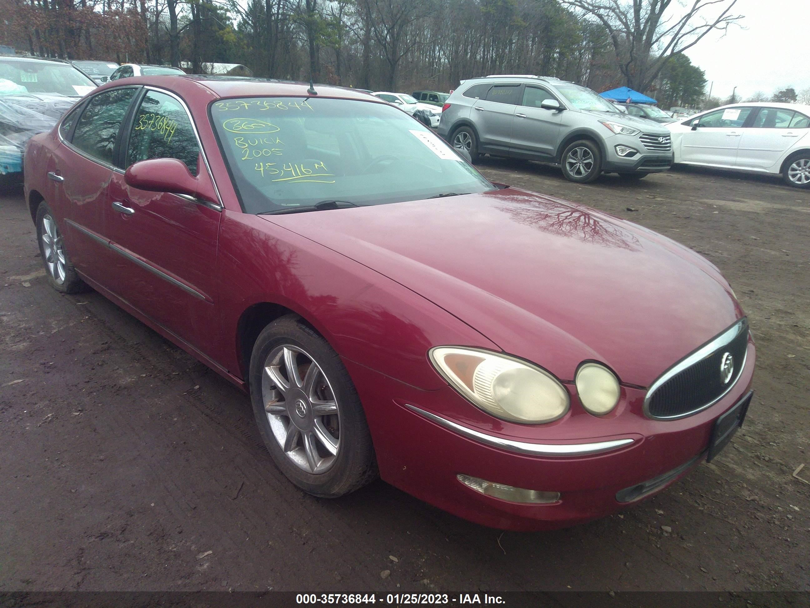 buick lacrosse 2005 2g4we537751292366