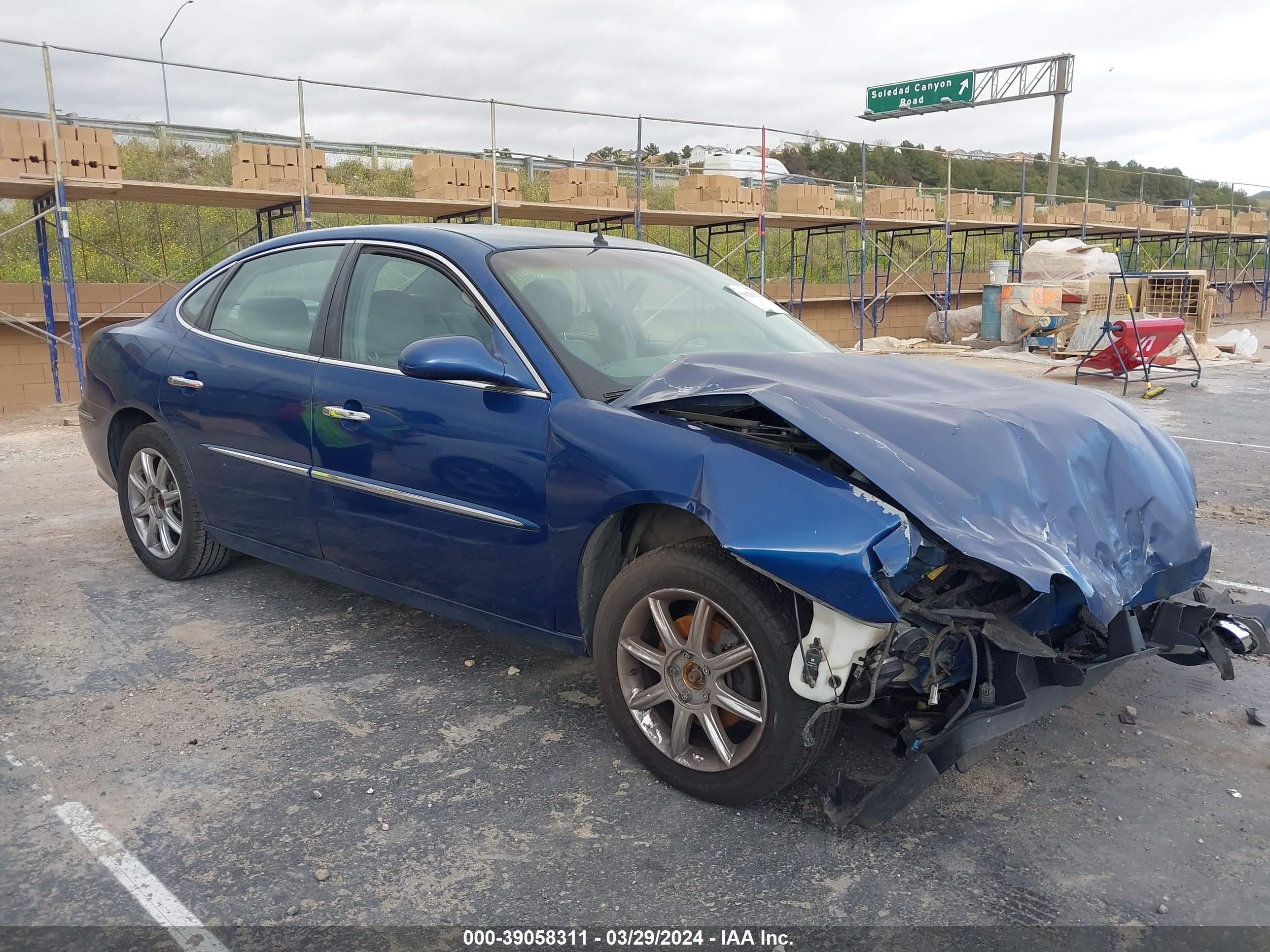 buick lacrosse 2005 2g4we567451350946