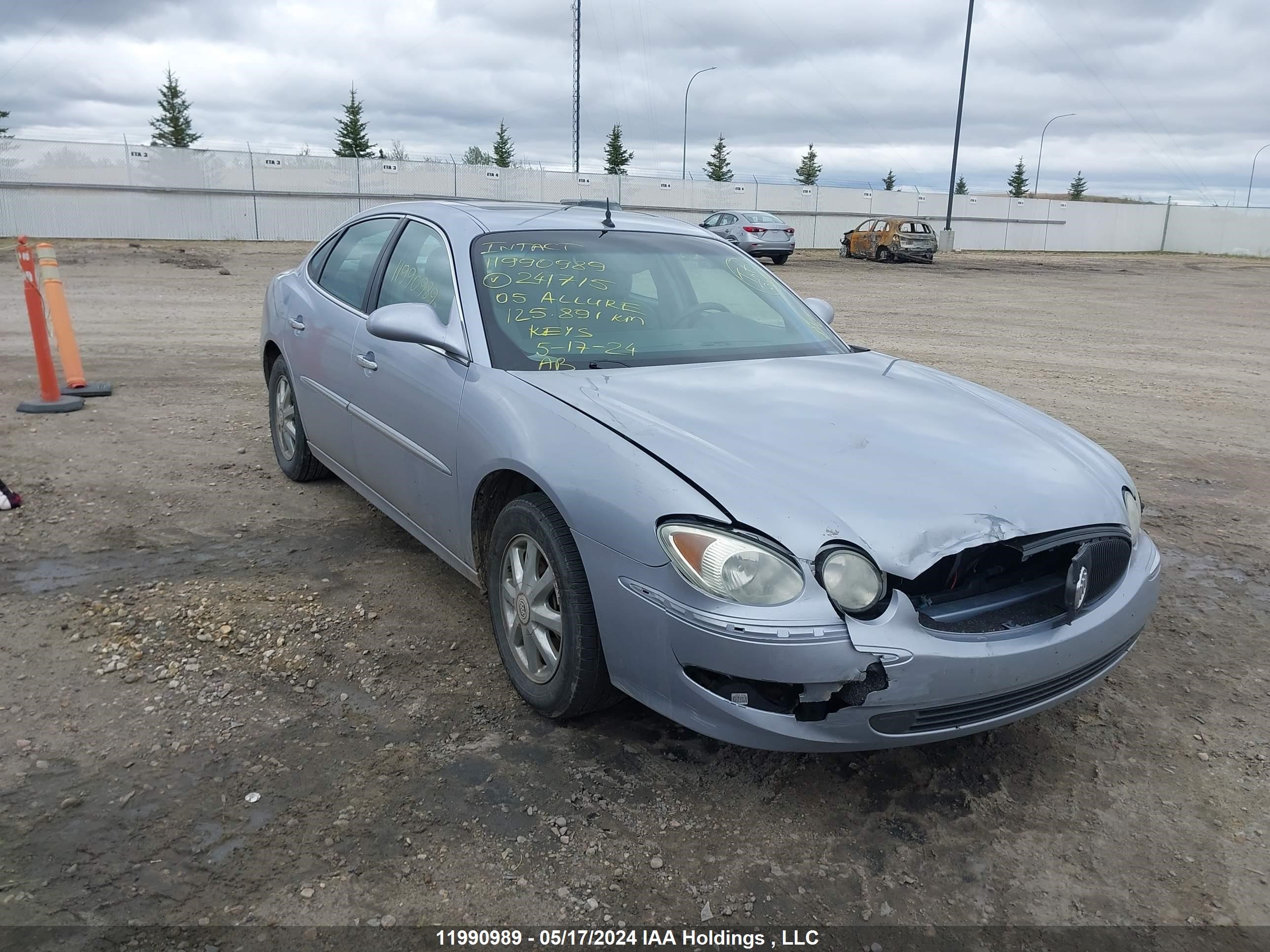 buick allure 2005 2g4wj532451241715