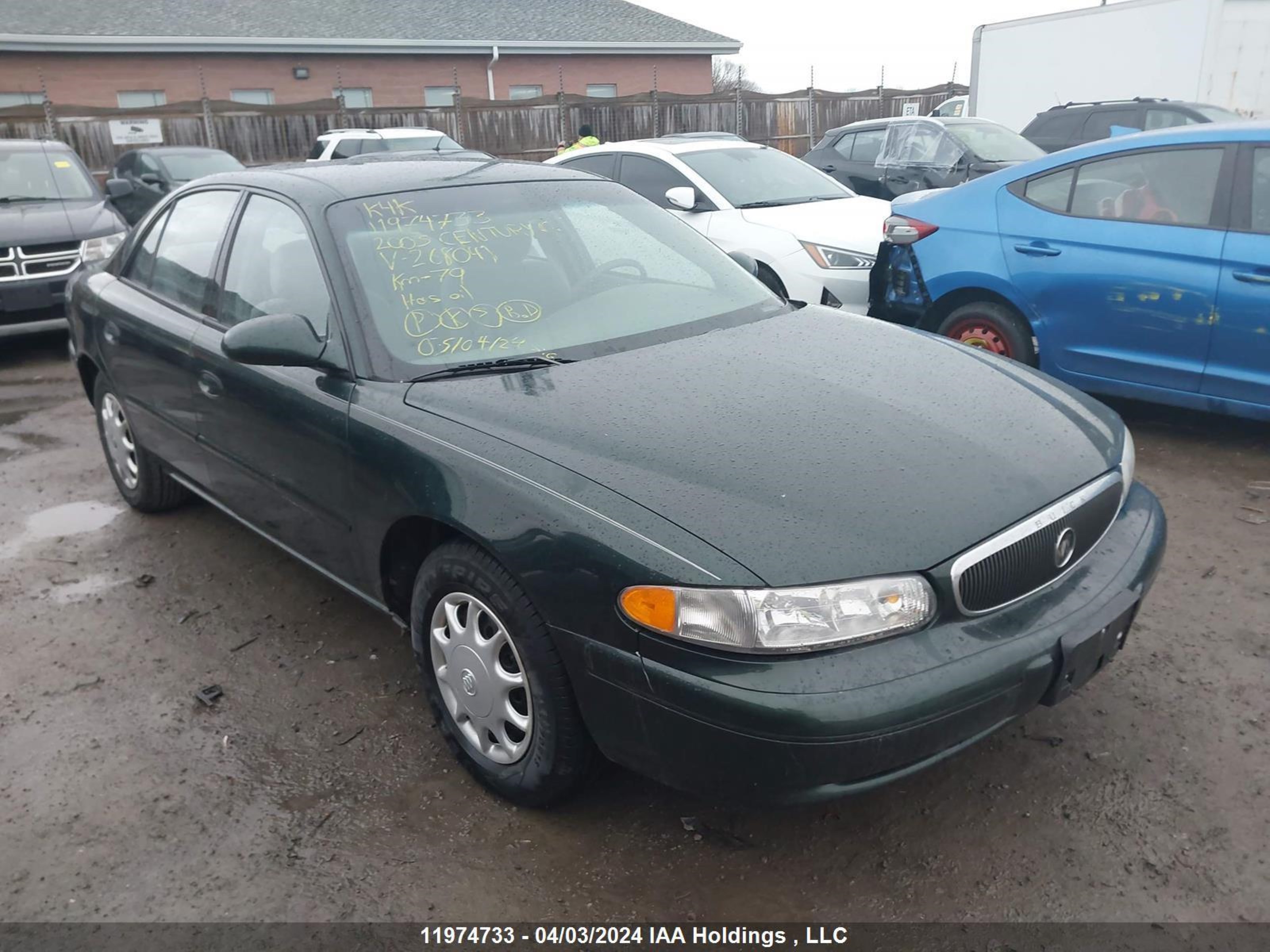 buick century 2003 2g4ws52j931268041