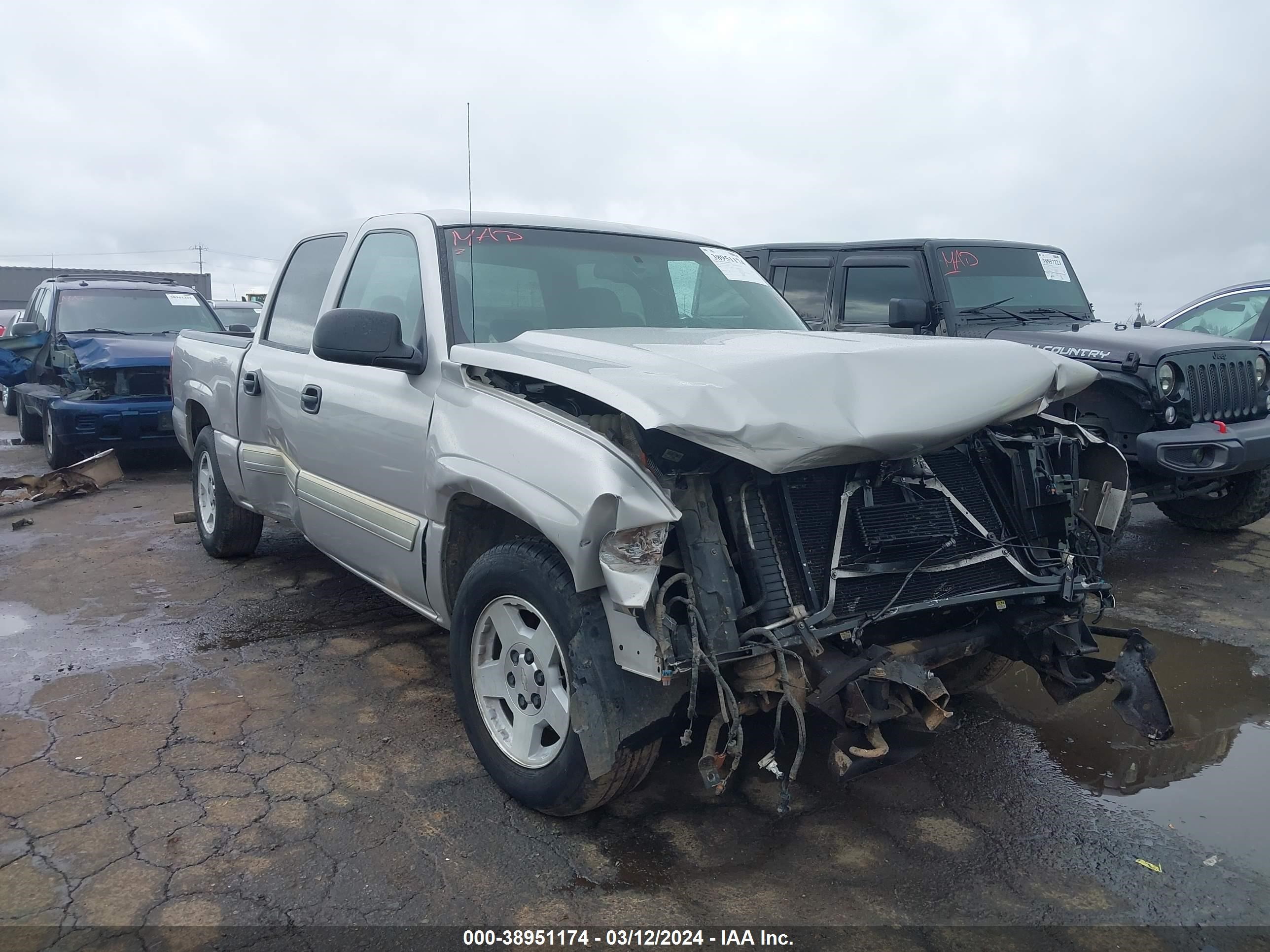 chevrolet silverado 2006 2gcec13tx61143169