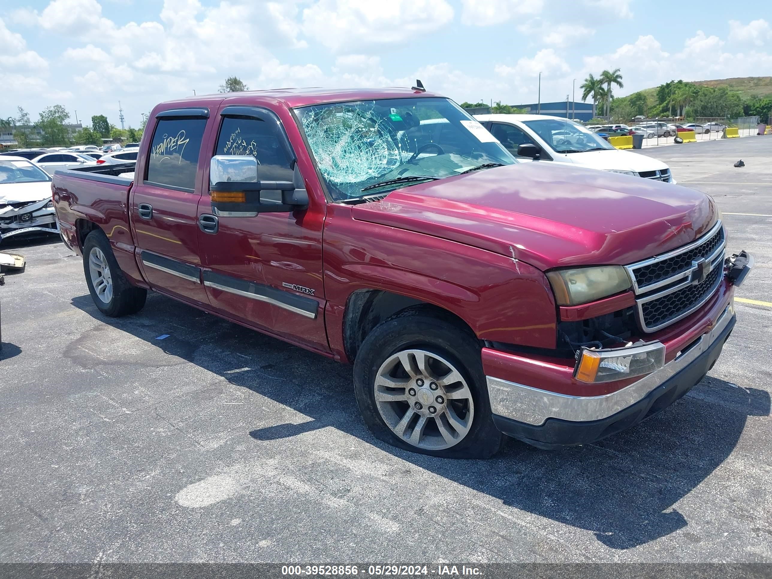 chevrolet silverado 2006 2gcec13tx61241781