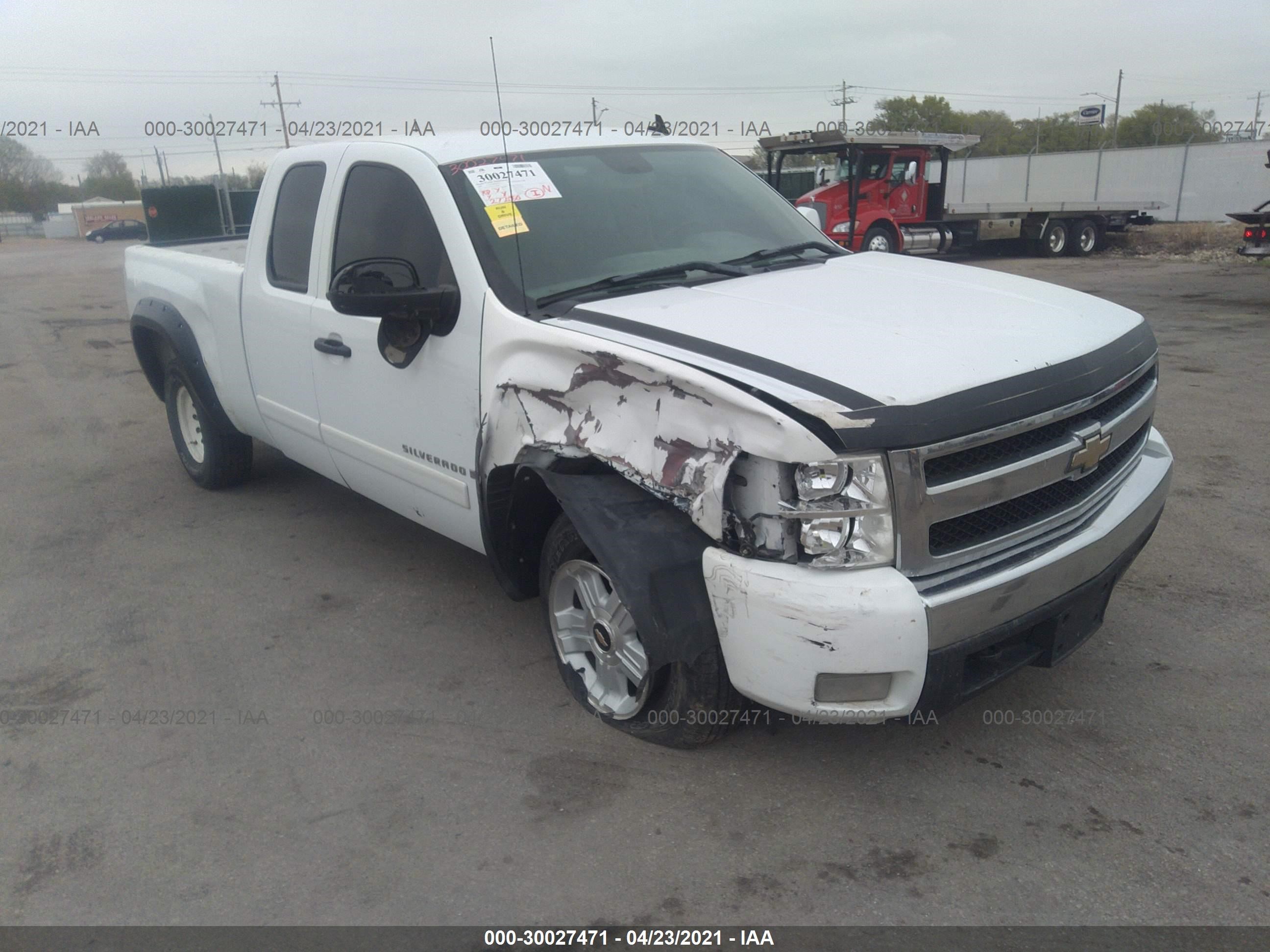 chevrolet silverado 2007 2gcec190971734589