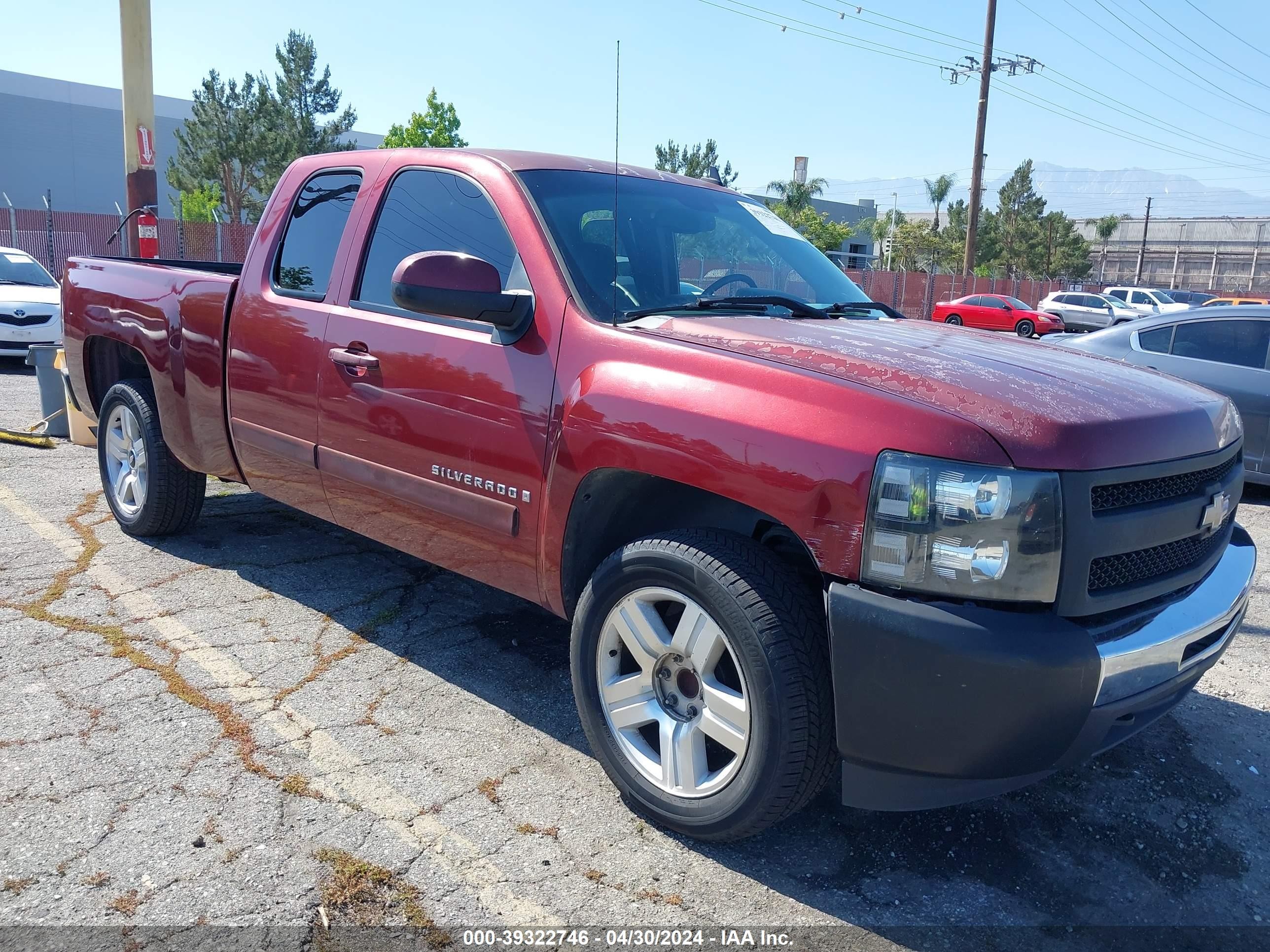 chevrolet silverado 2008 2gcec19j881116075