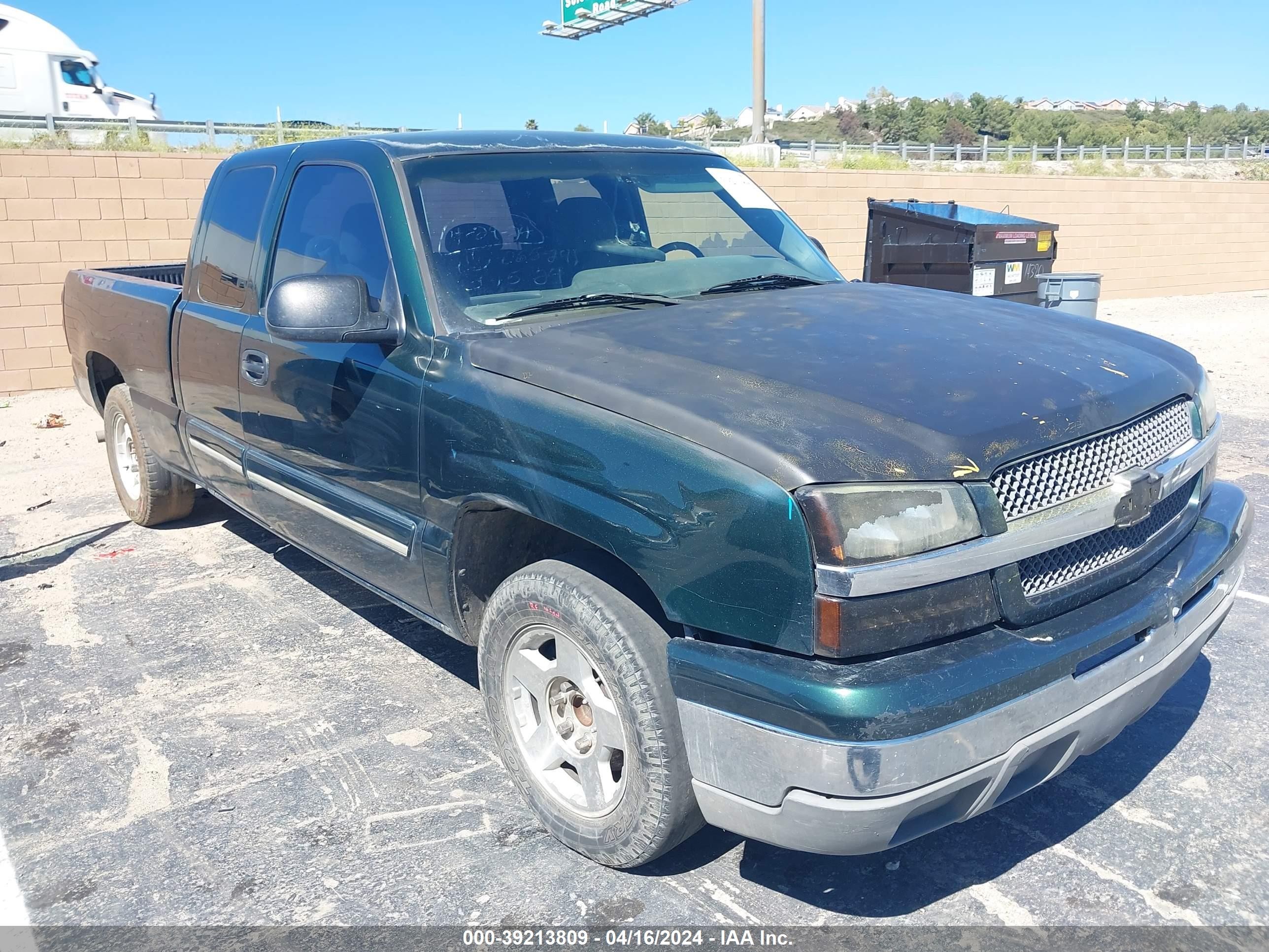 chevrolet silverado 2005 2gcec19t751263839