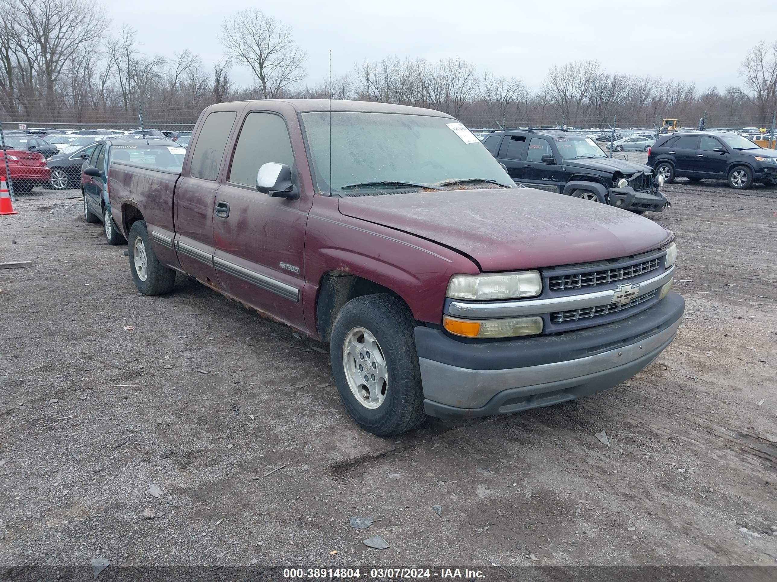 chevrolet silverado 2002 2gcec19t921258072