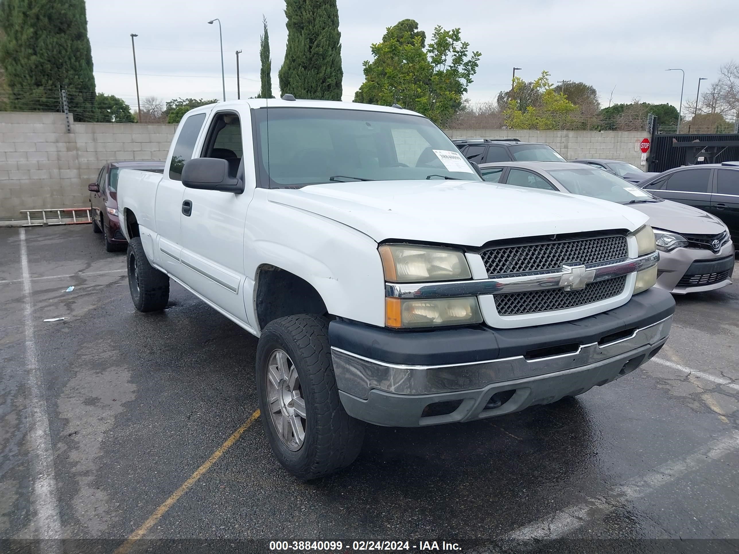 chevrolet silverado 2004 2gcec19tx41225181