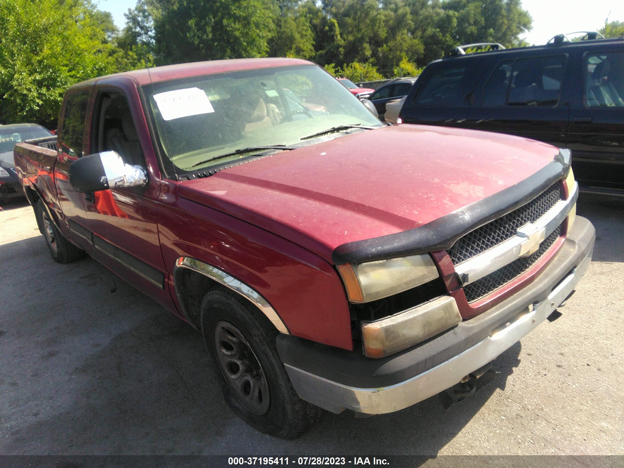 chevrolet silverado 2005 2gcec19v051182750