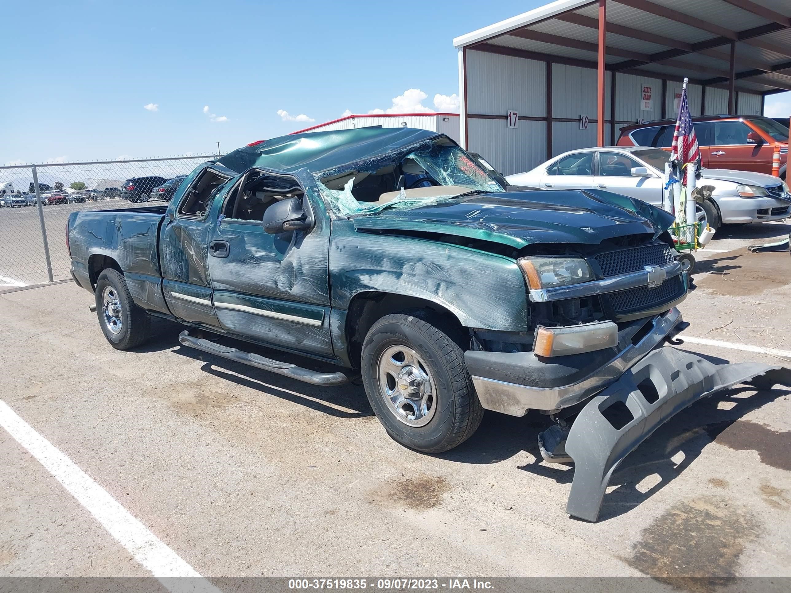 chevrolet silverado 2004 2gcec19v741375332