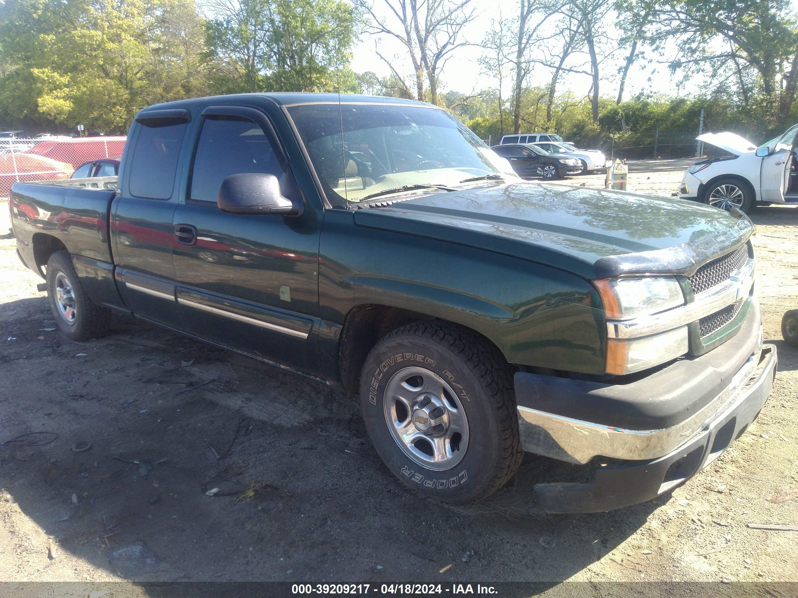 chevrolet silverado 2004 2gcec19v841151406