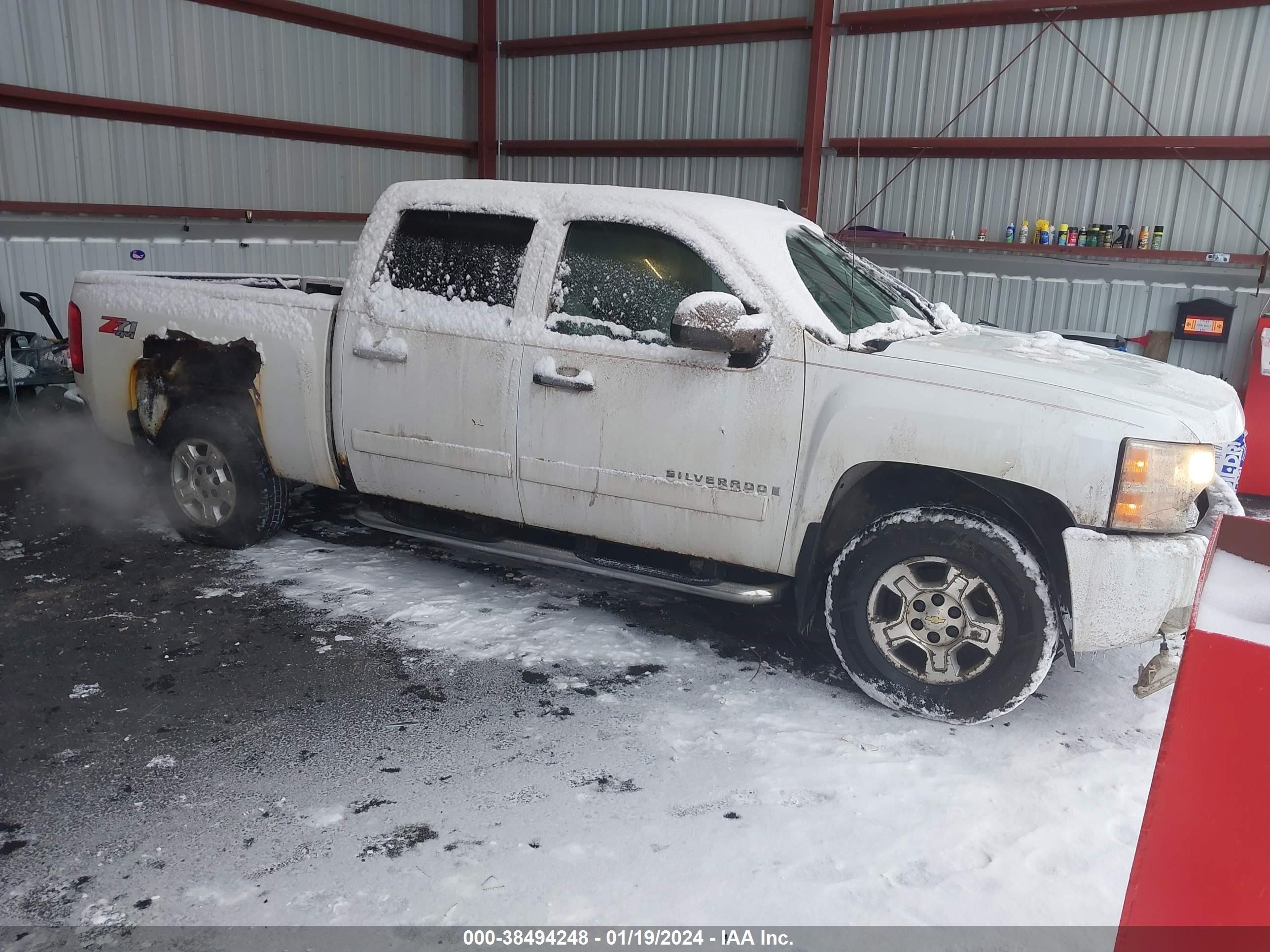 chevrolet silverado 2008 2gcek13m881156629