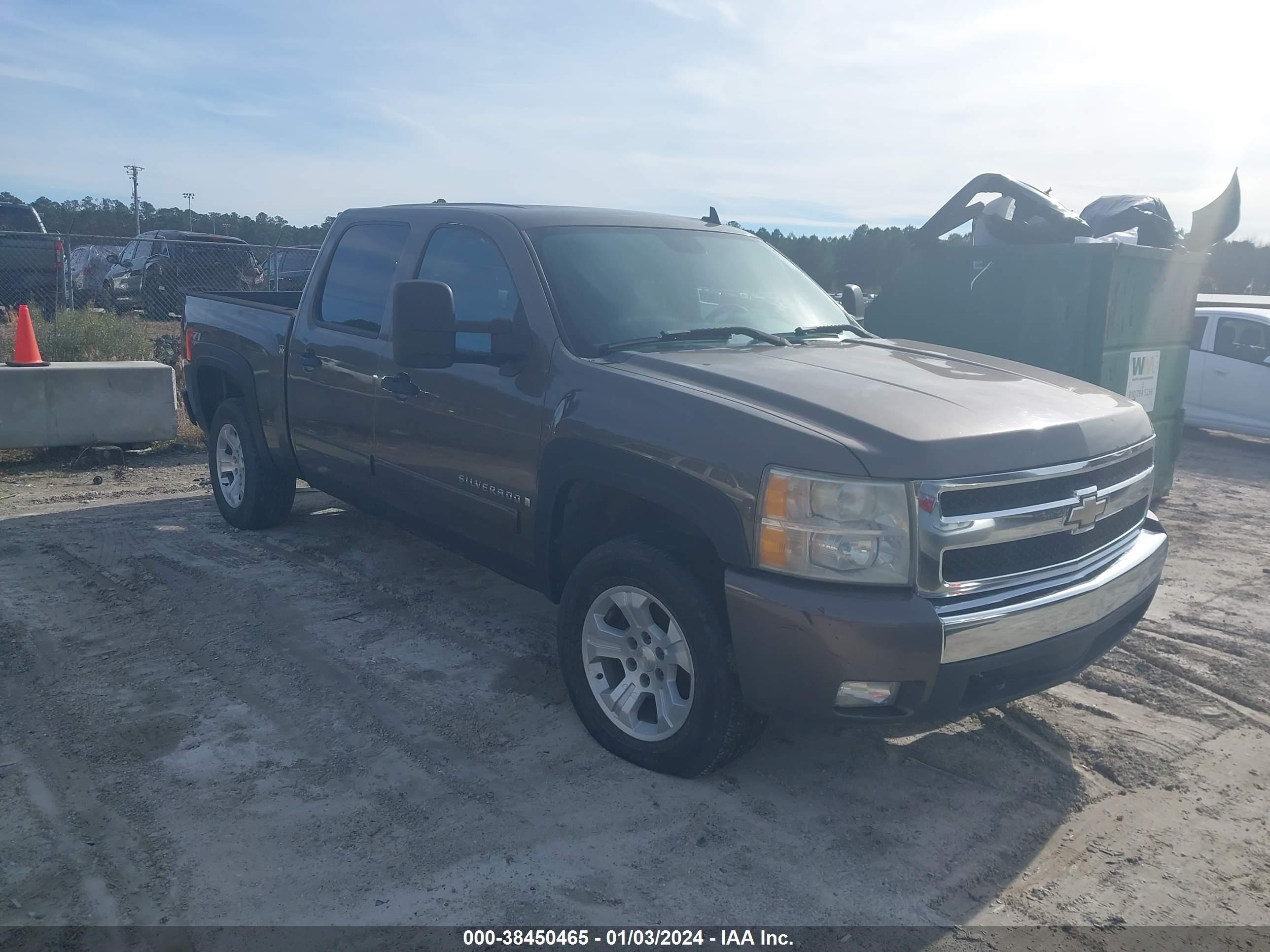 chevrolet silverado 2007 2gcek13mx71567030