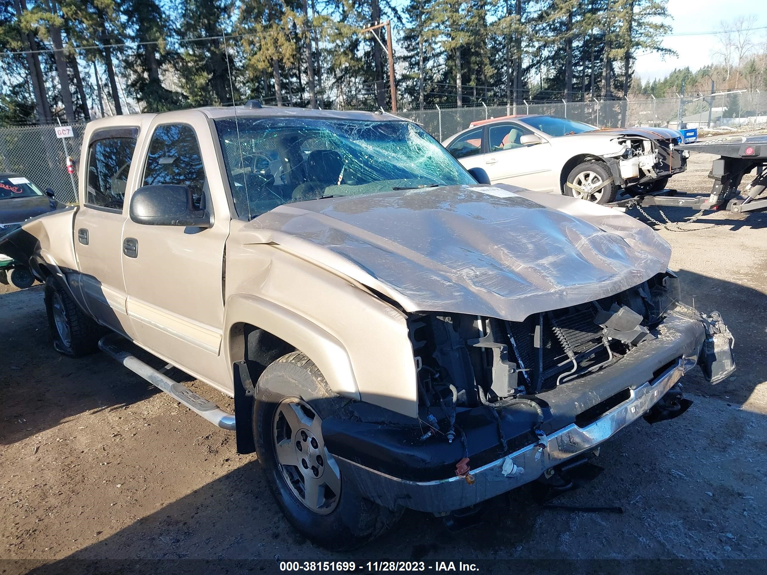 chevrolet silverado 2005 2gcek13t251254235