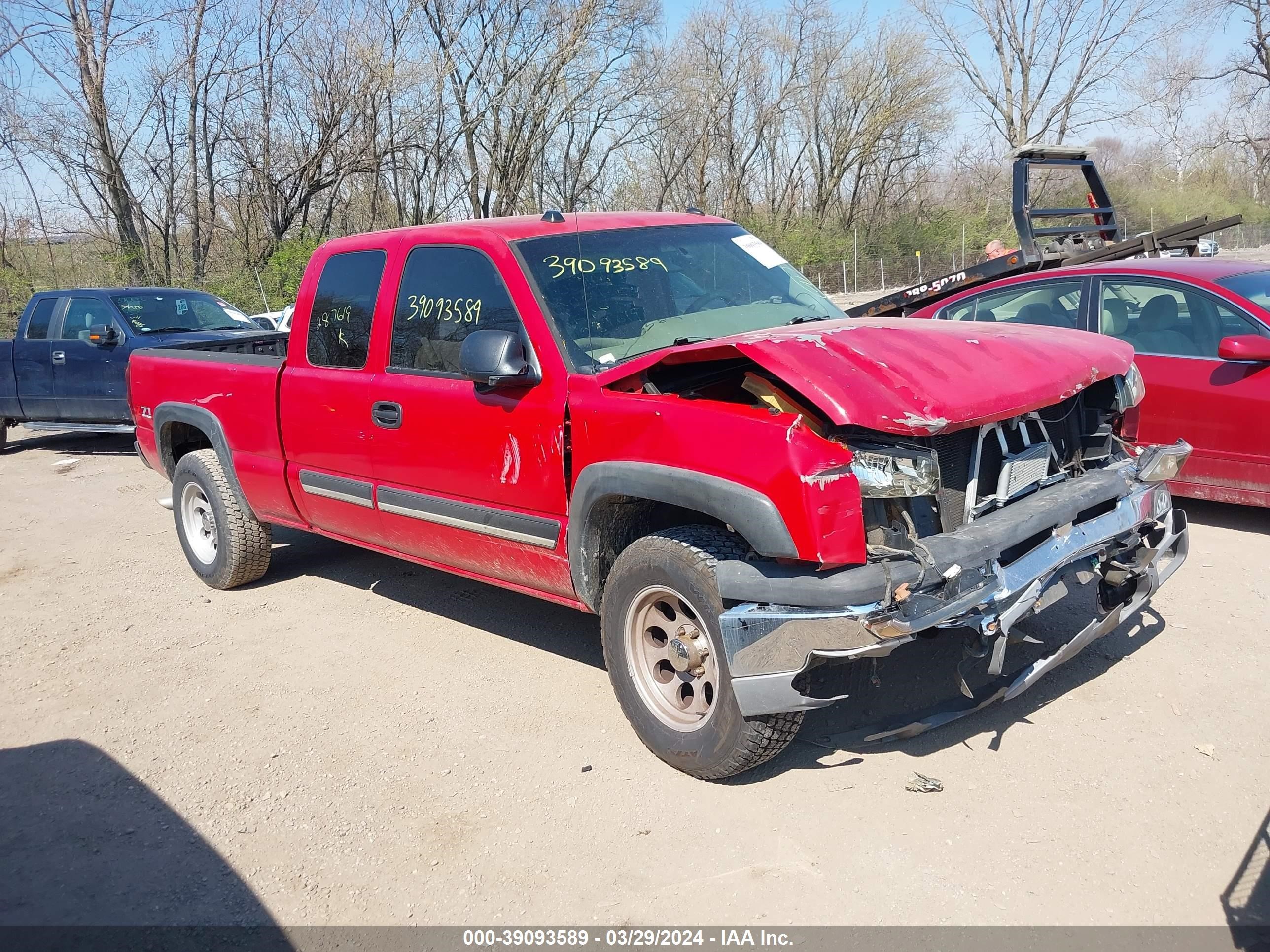 chevrolet silverado 2005 2gcek19b051287619