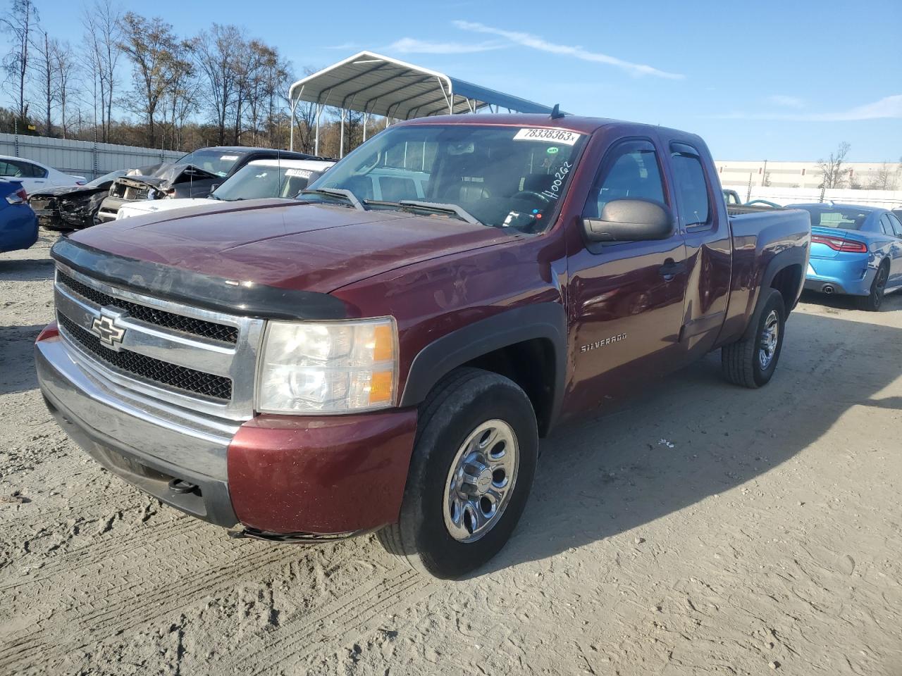 chevrolet silverado 2008 2gcek19c281104766