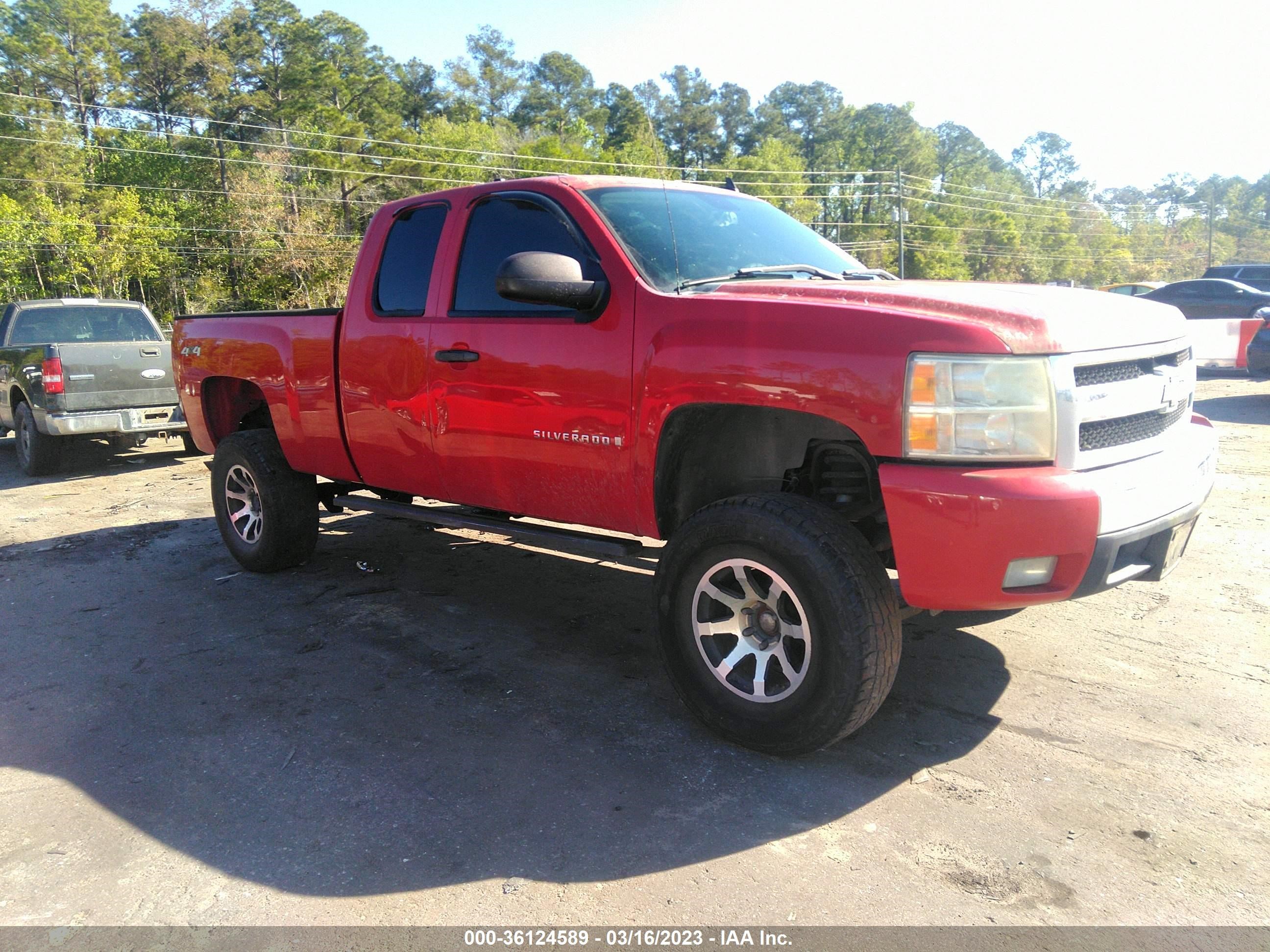 chevrolet silverado 2008 2gcek19j281243245