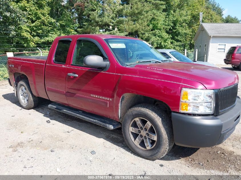 chevrolet silverado 2007 2gcek19j371629266