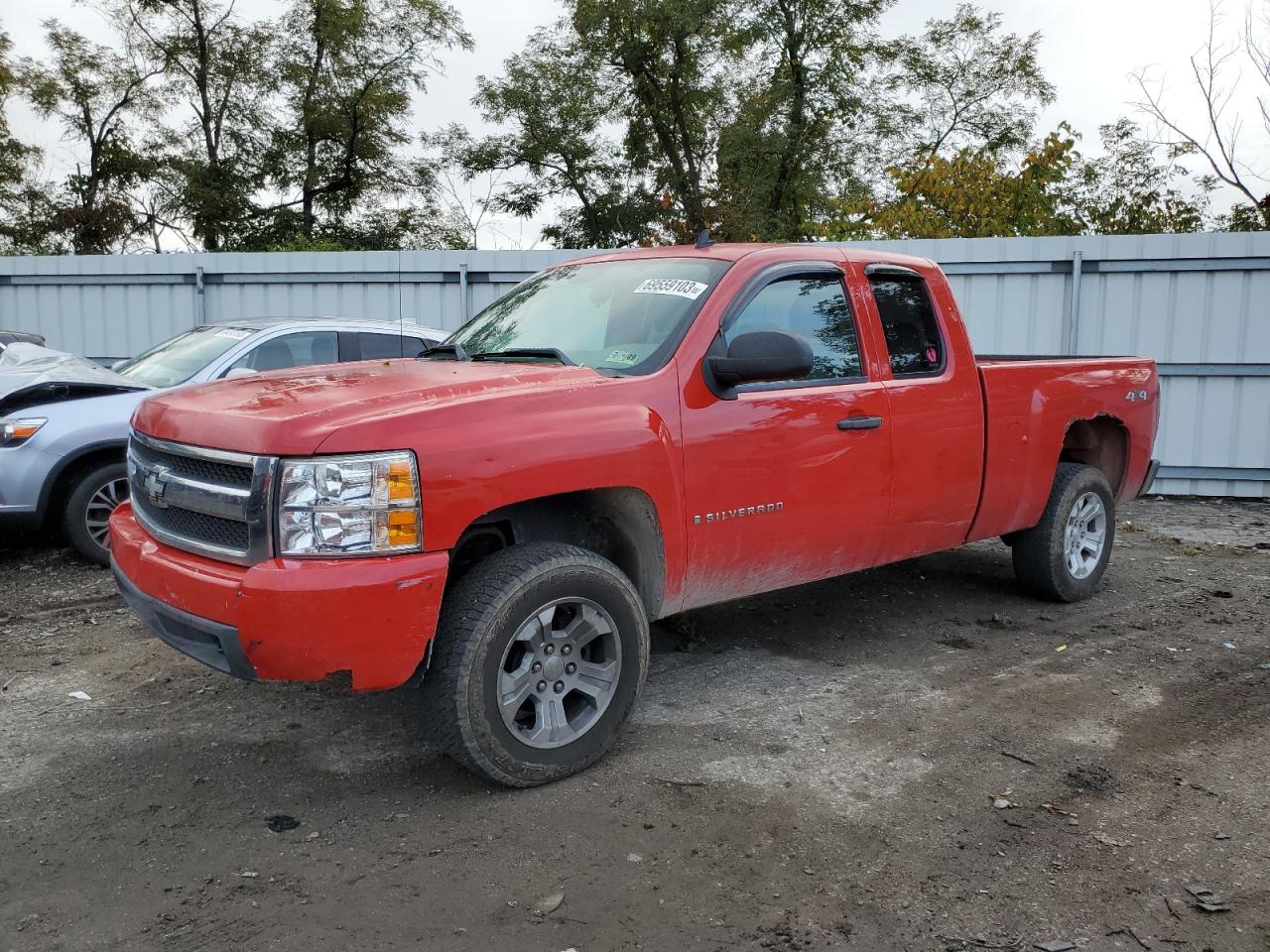 chevrolet silverado 2008 2gcek19j481114973