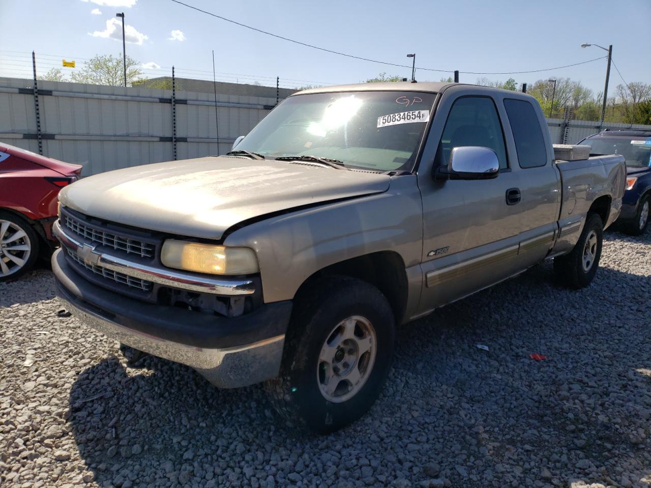 chevrolet silverado 2002 2gcek19tx21314071