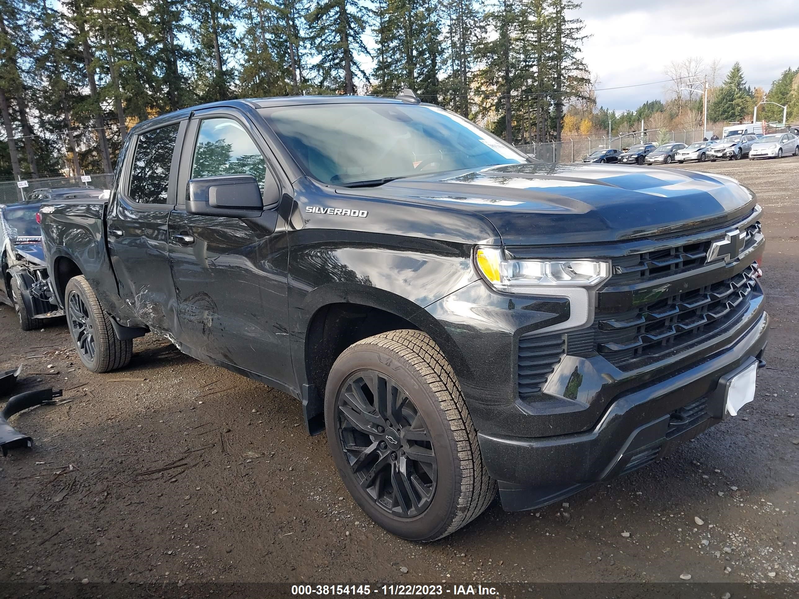 chevrolet silverado 2023 2gcudeed0p1147447