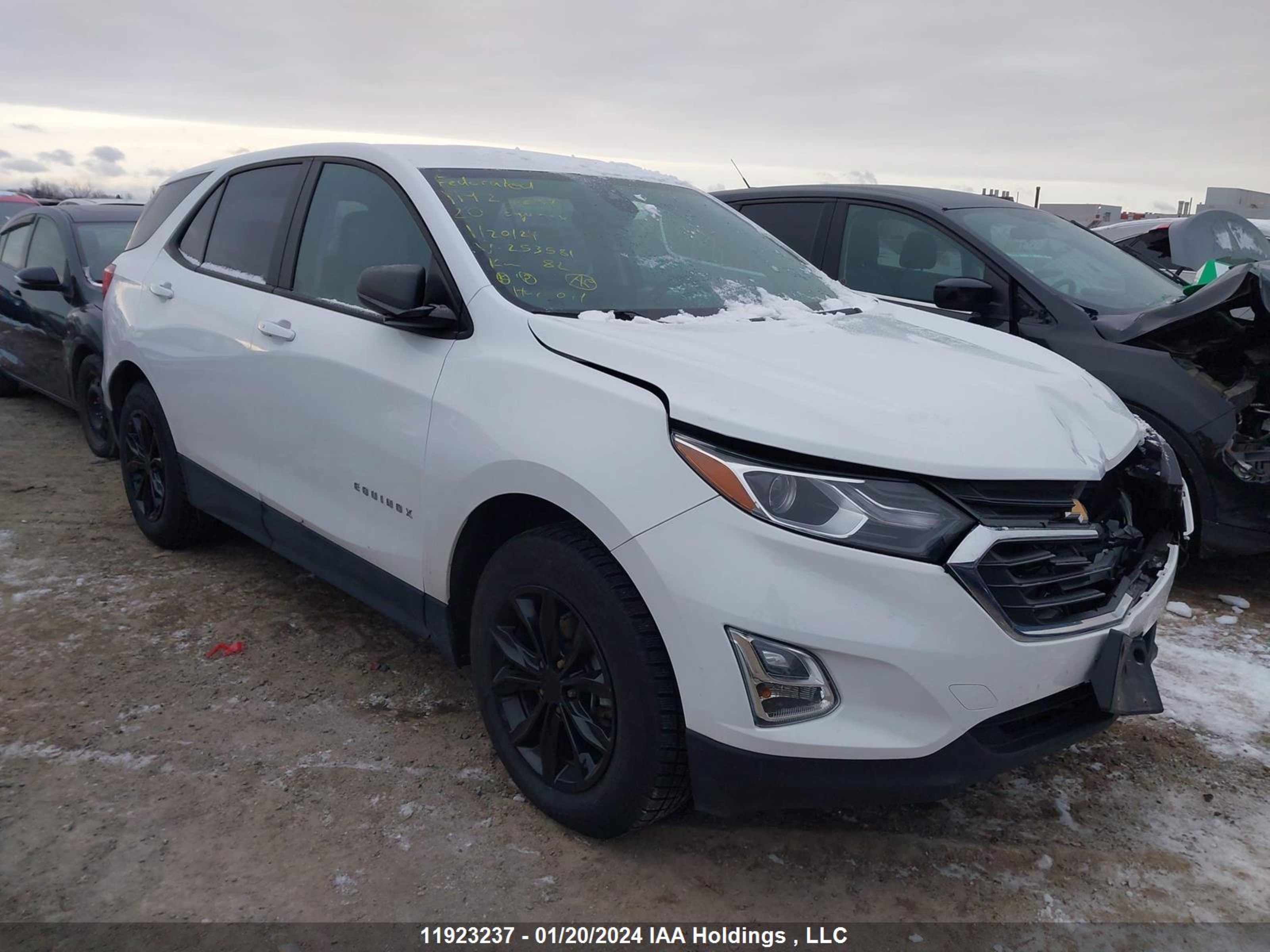 chevrolet equinox 2020 2gnaxhev7l6253581