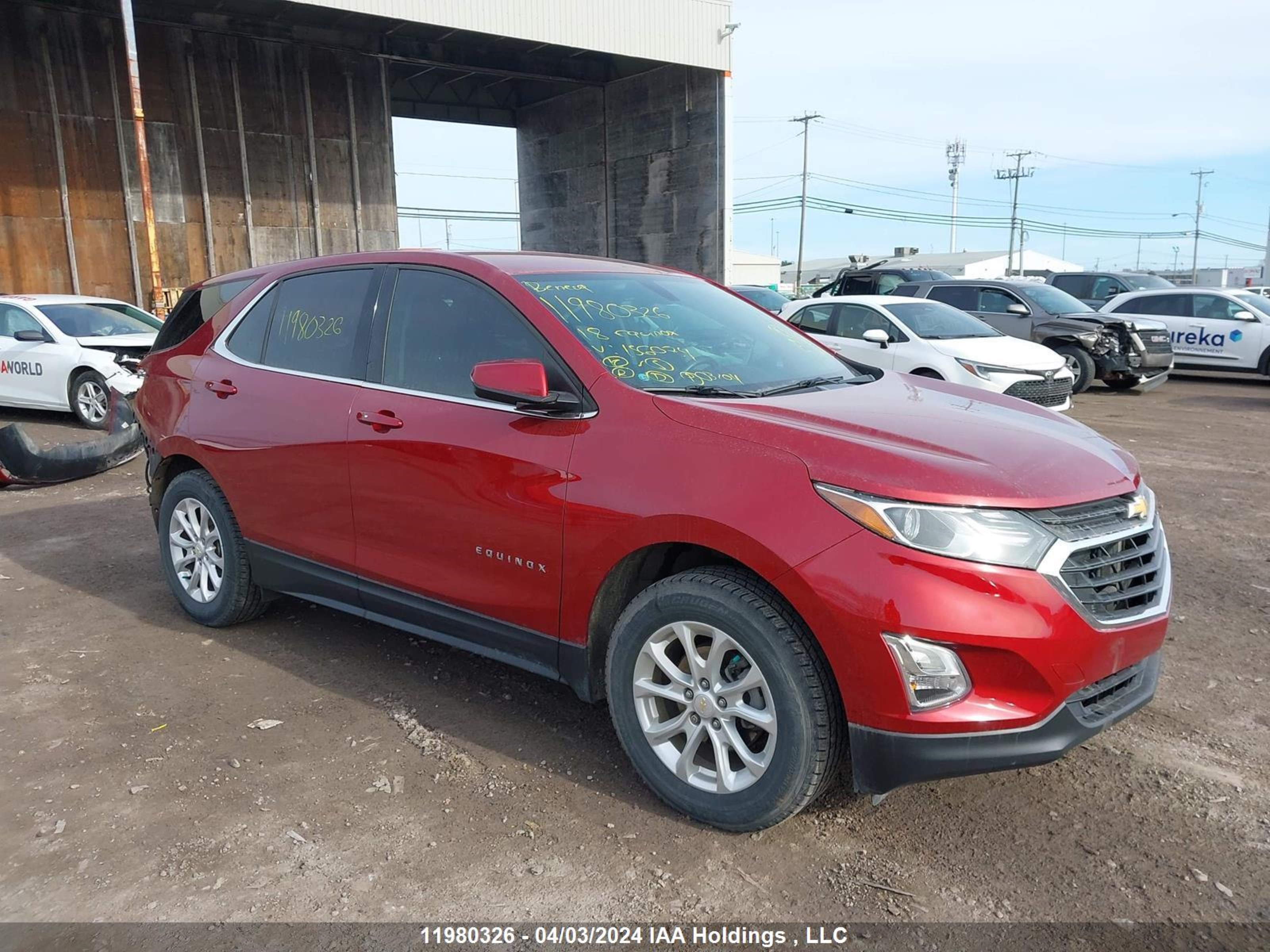 chevrolet equinox 2018 2gnaxjev3j6156074